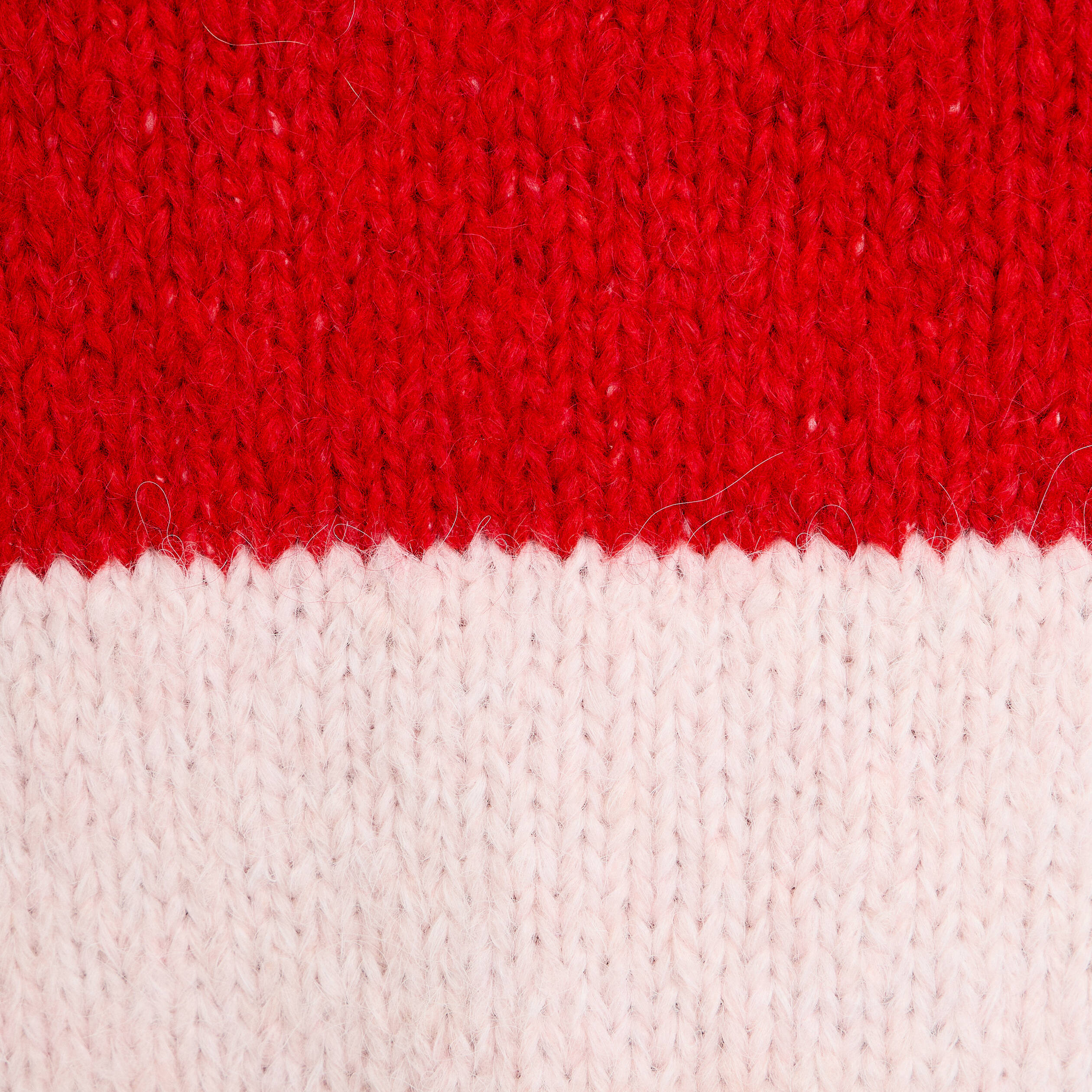 Pull manches longues rouge femme