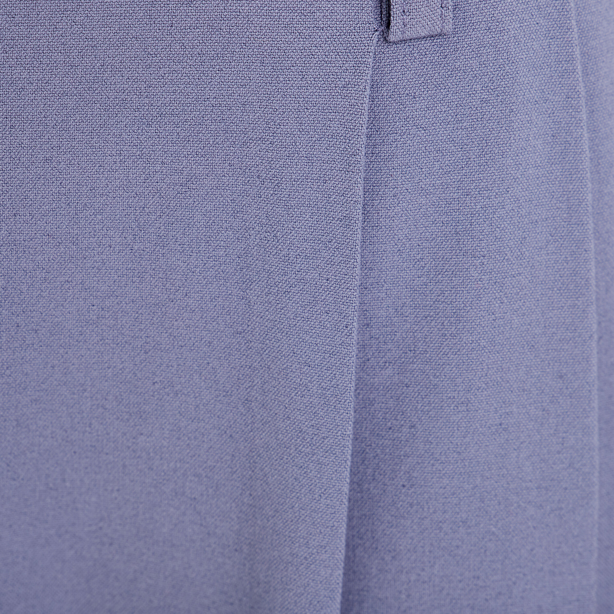 Pantalon large &agrave; pinces bleu gris femme