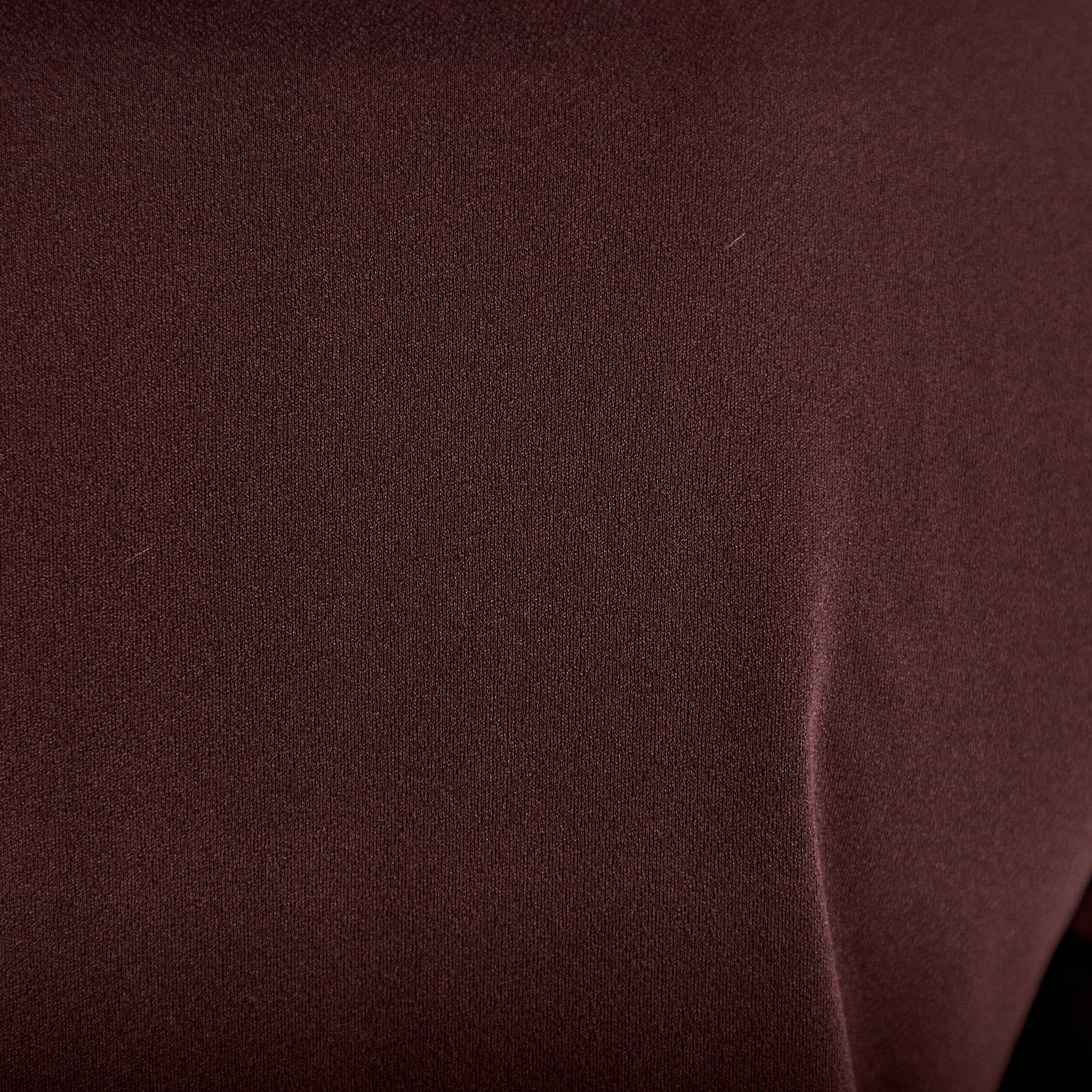 Blouse ample col v manches longues bordeaux femme
