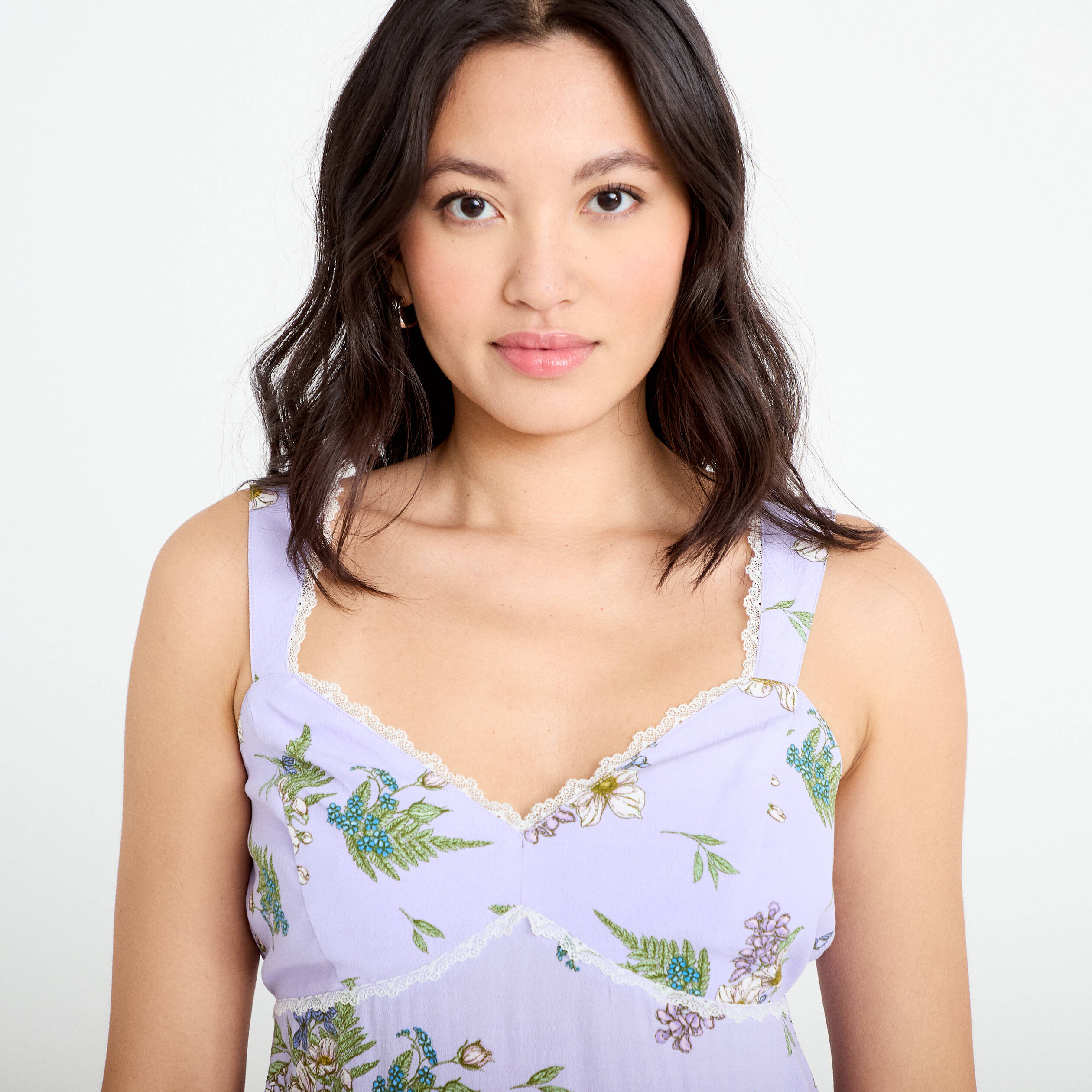 D&eacute;bardeur bretelles r&eacute;glables Bridgerton violet clair femme