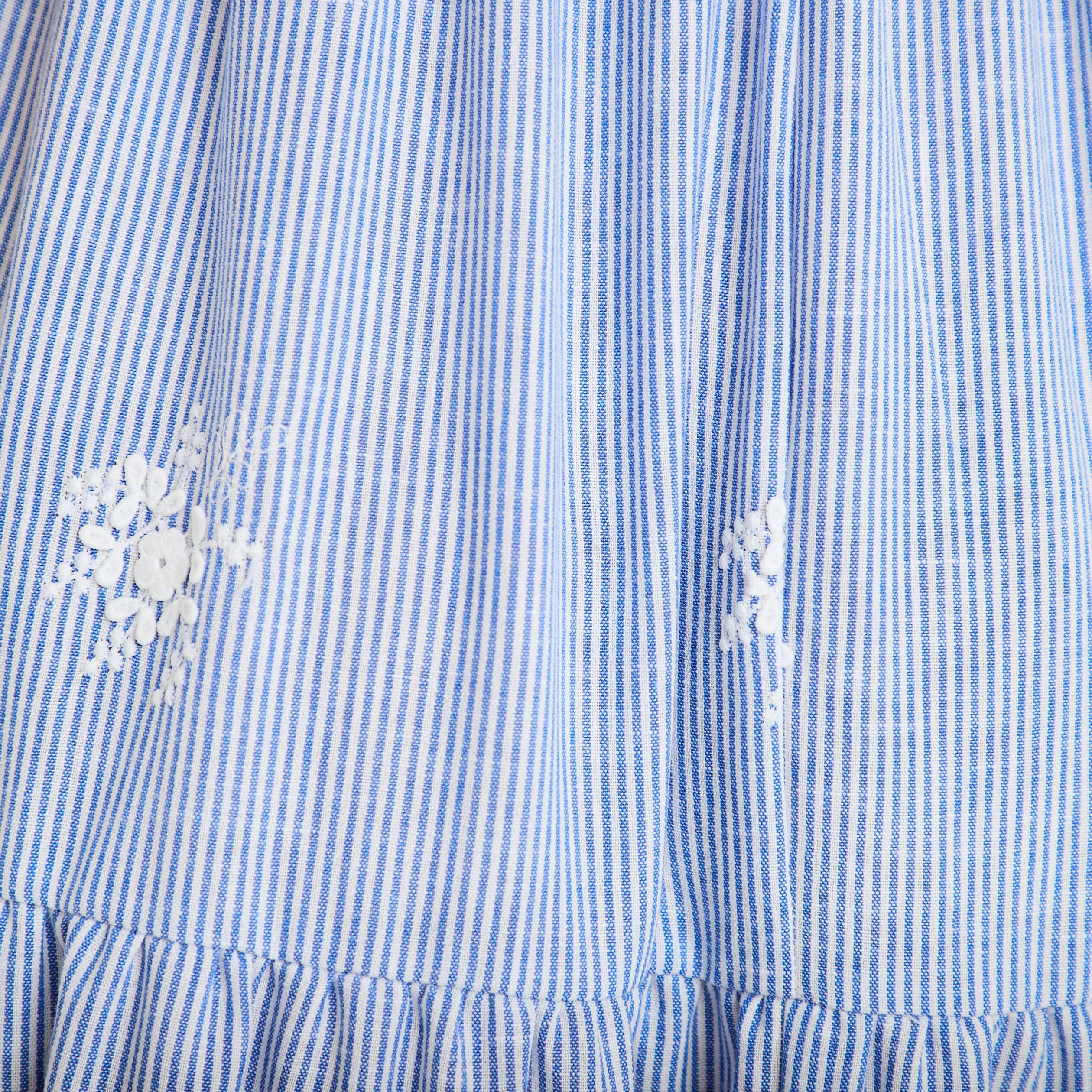 Robe longue &eacute;vas&eacute;e &agrave; fines bretelles blanc femme
