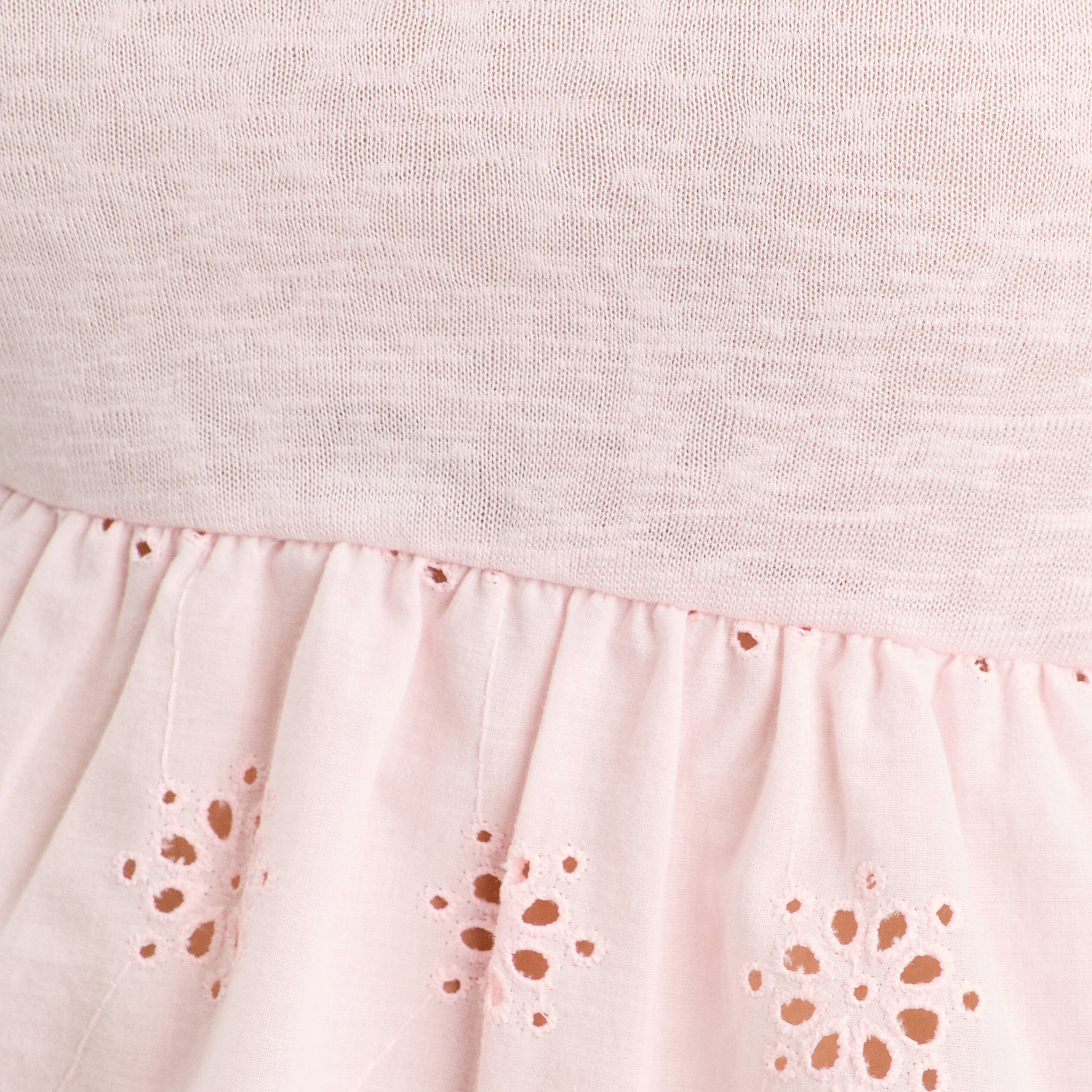 T-shirt manches courtes rose clair femme