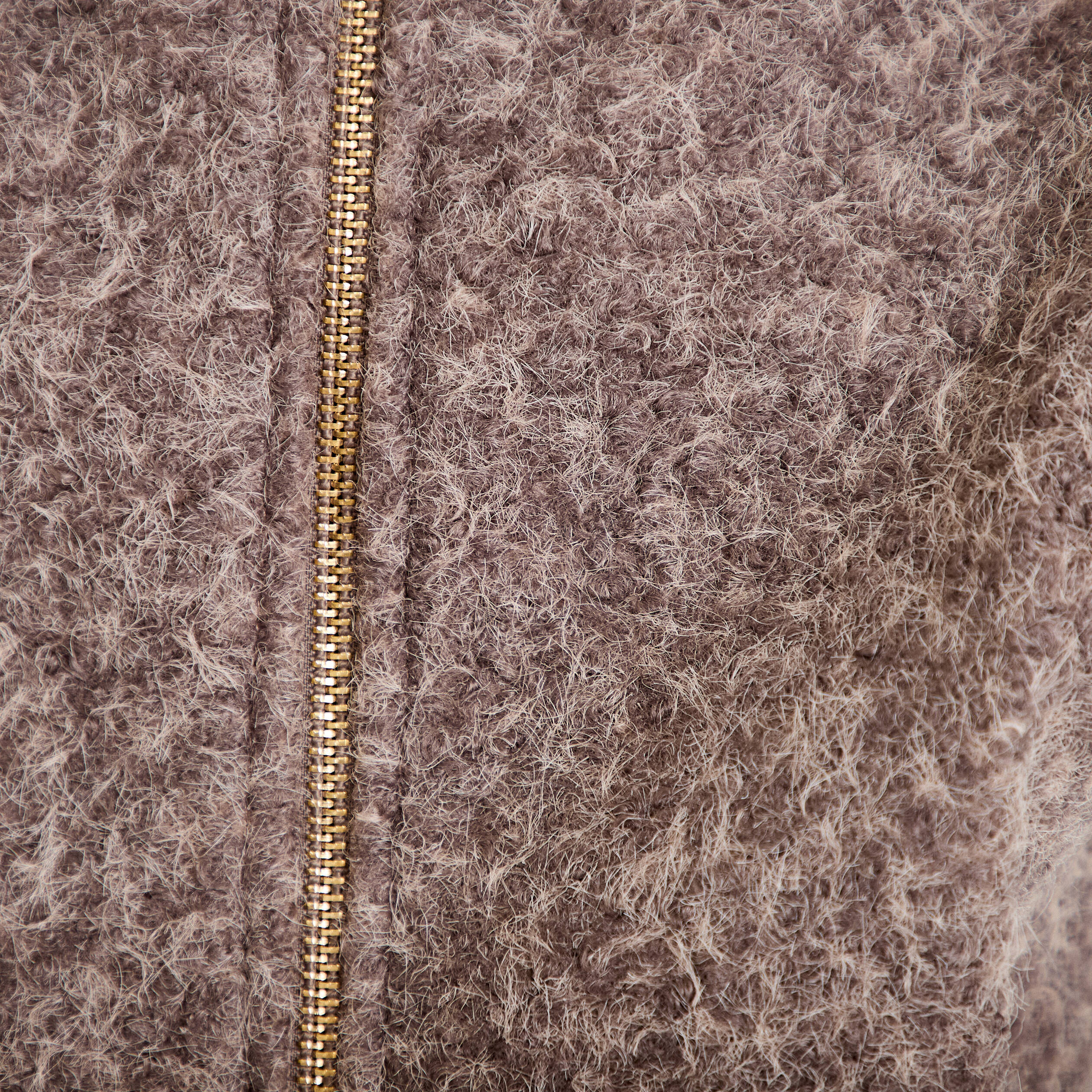 Veste sans manches effet polaire sable femme