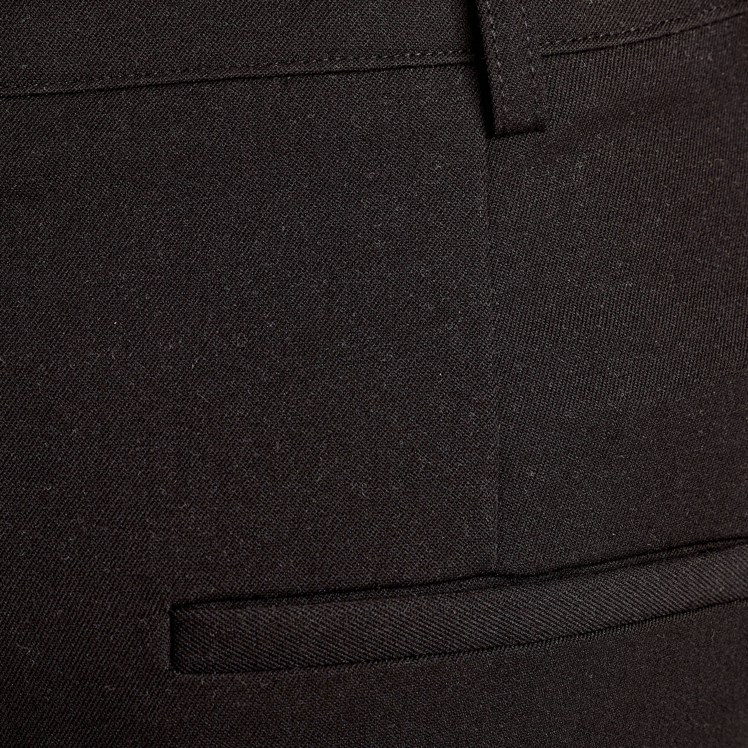 Pantalon bootcut taille haute noir femme