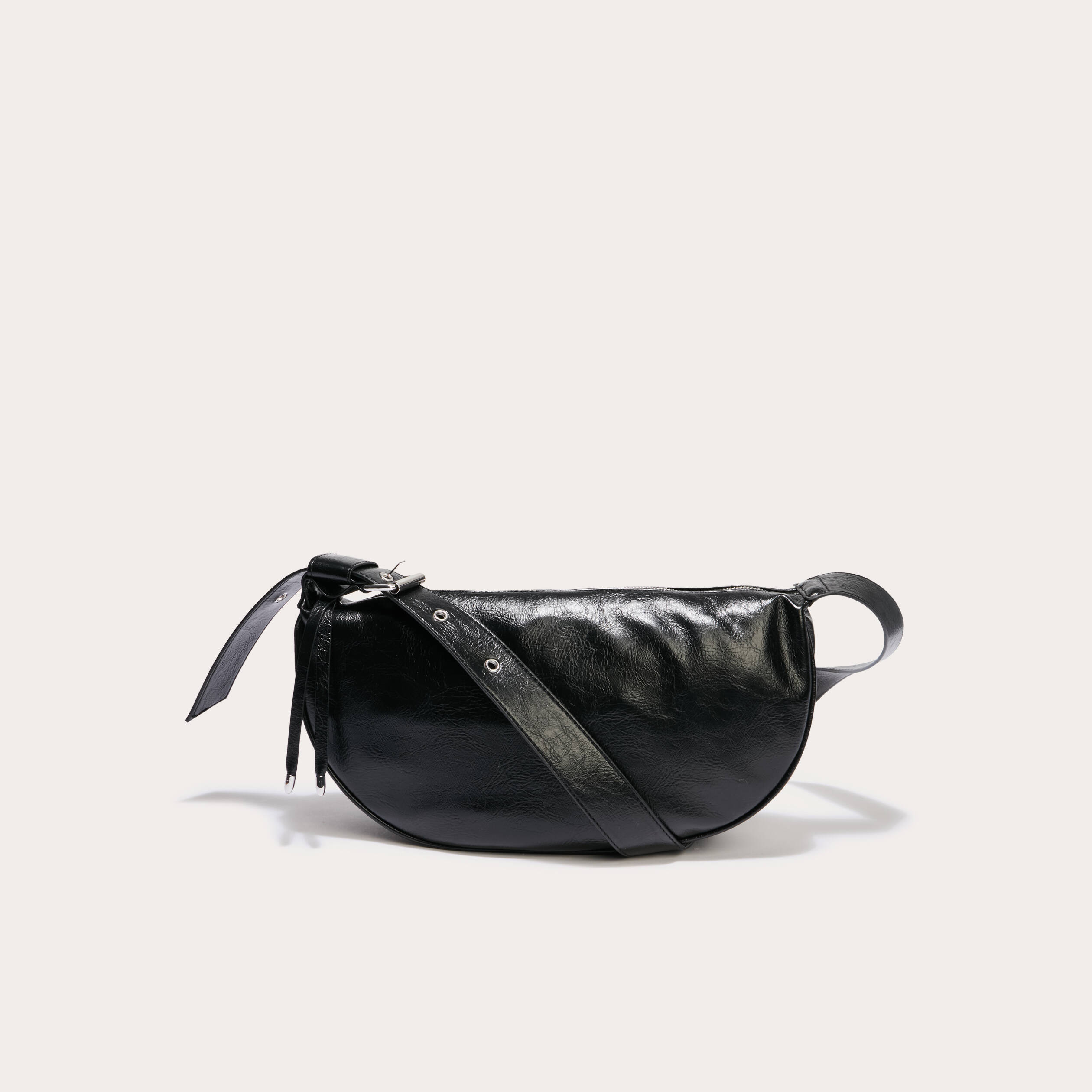 Sac banane noir femme