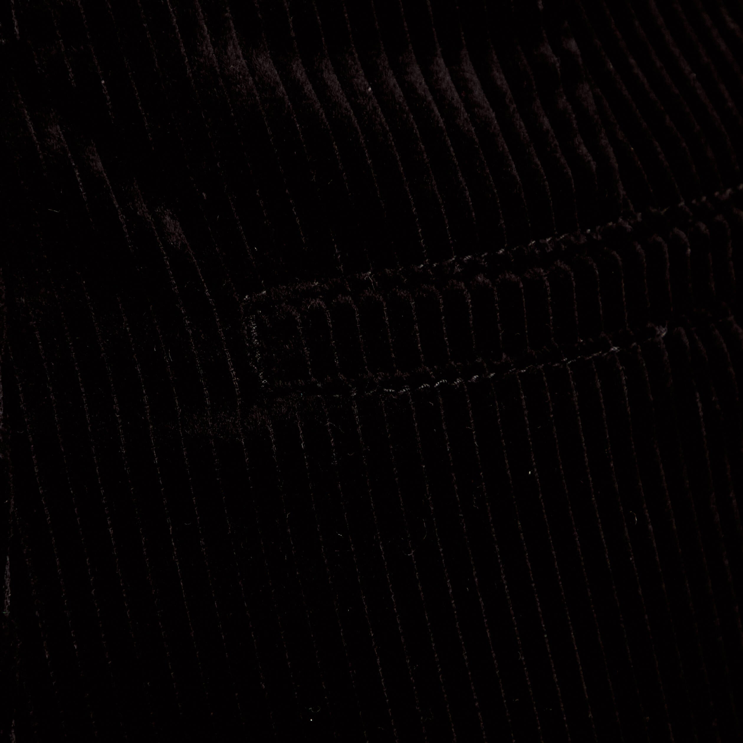 Pantalon chino en velours noir femme