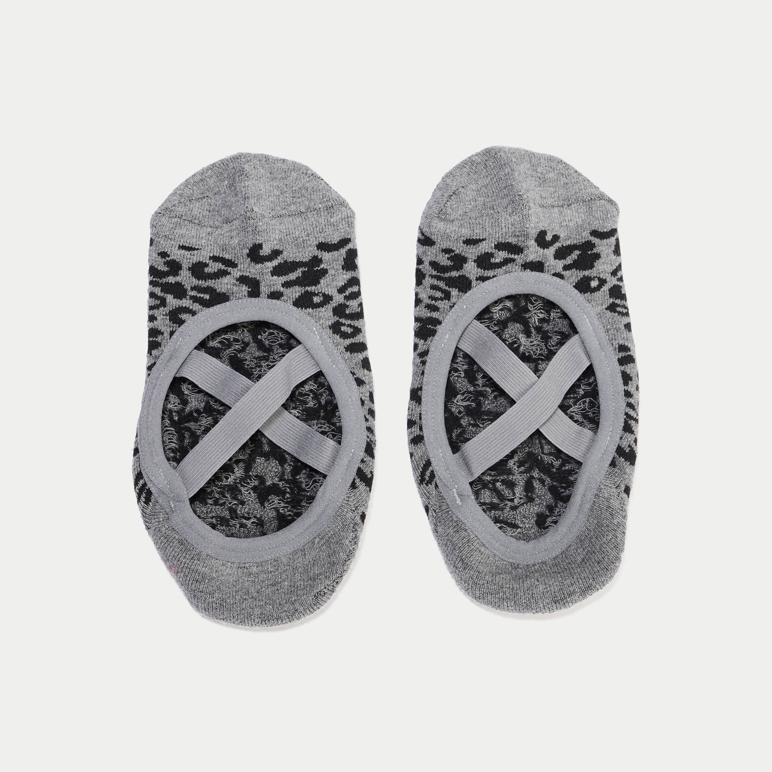 Chaussettes gris fonc&eacute; femme