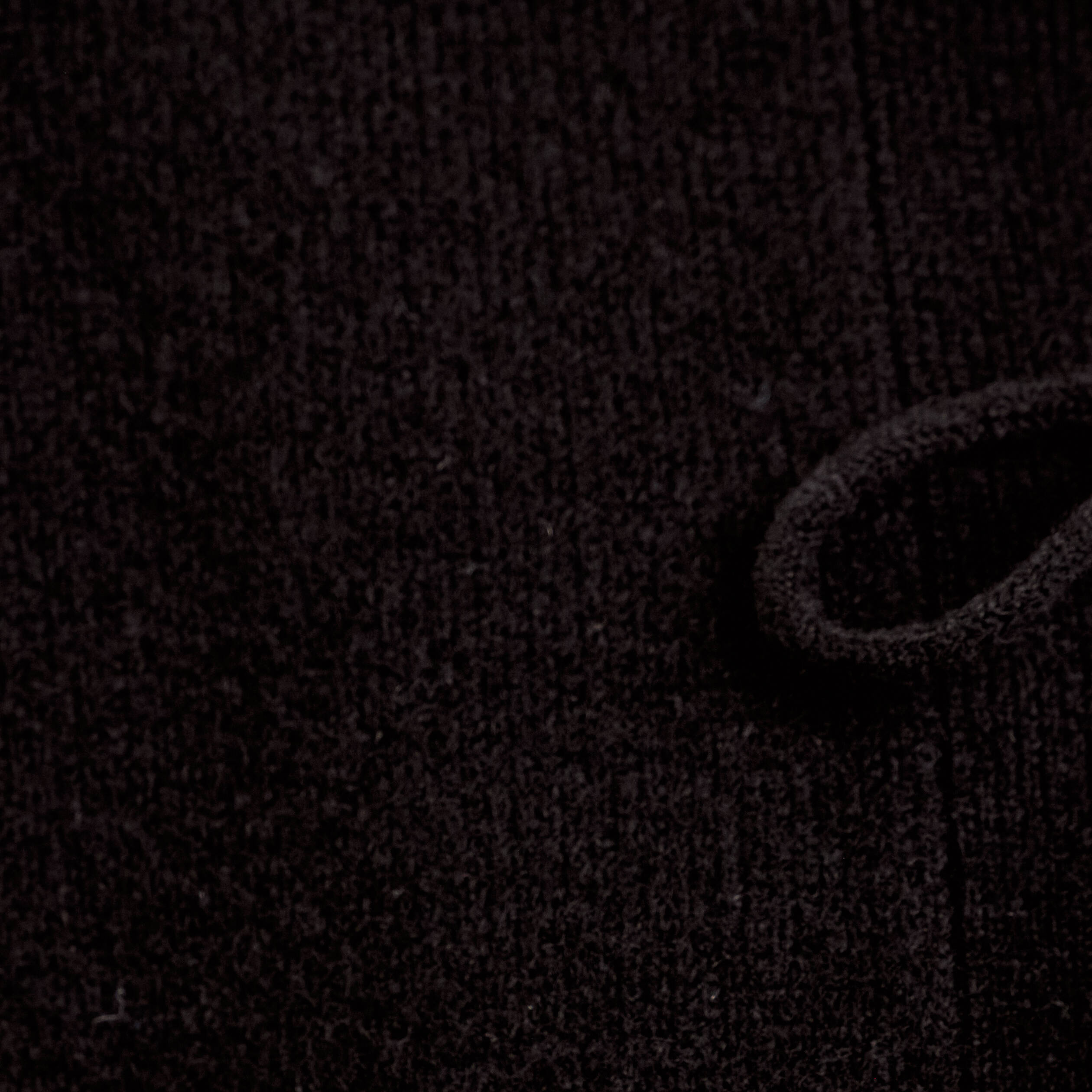 Gilet court nou&eacute; noir femme