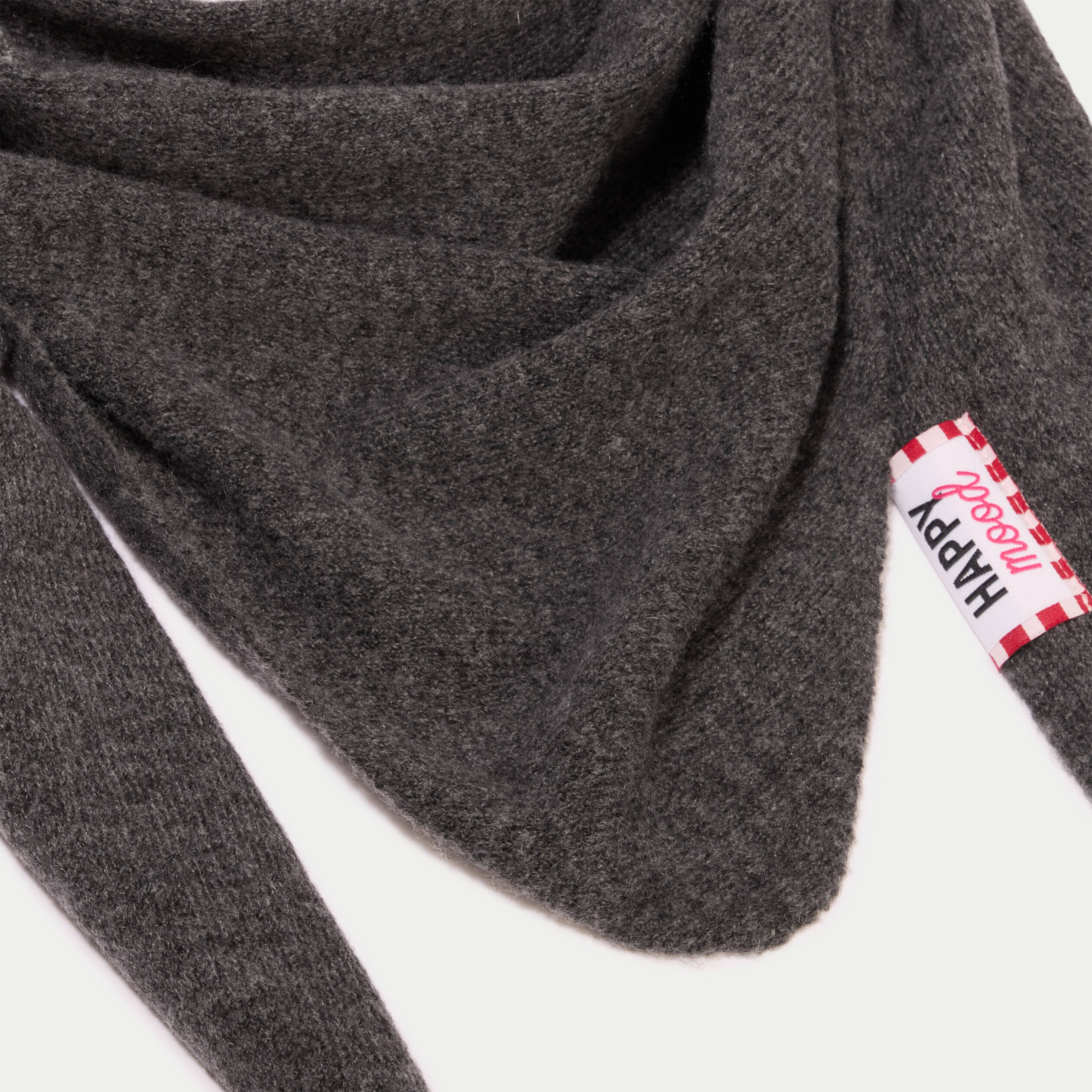 Foulard gris fonc&eacute; femme