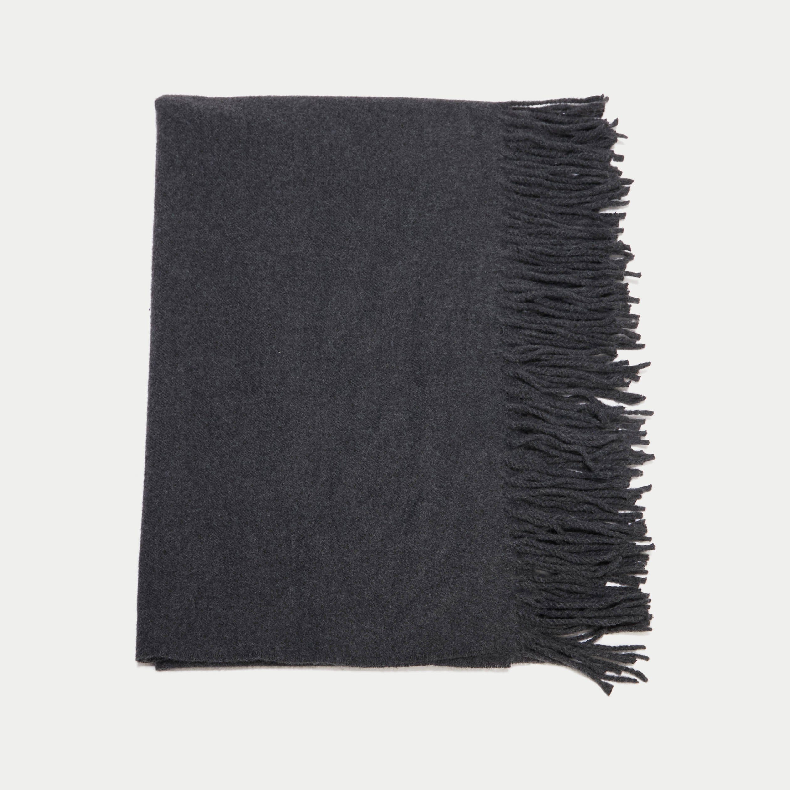 &Eacute;charpe chin&eacute;e gris fonc&eacute; femme