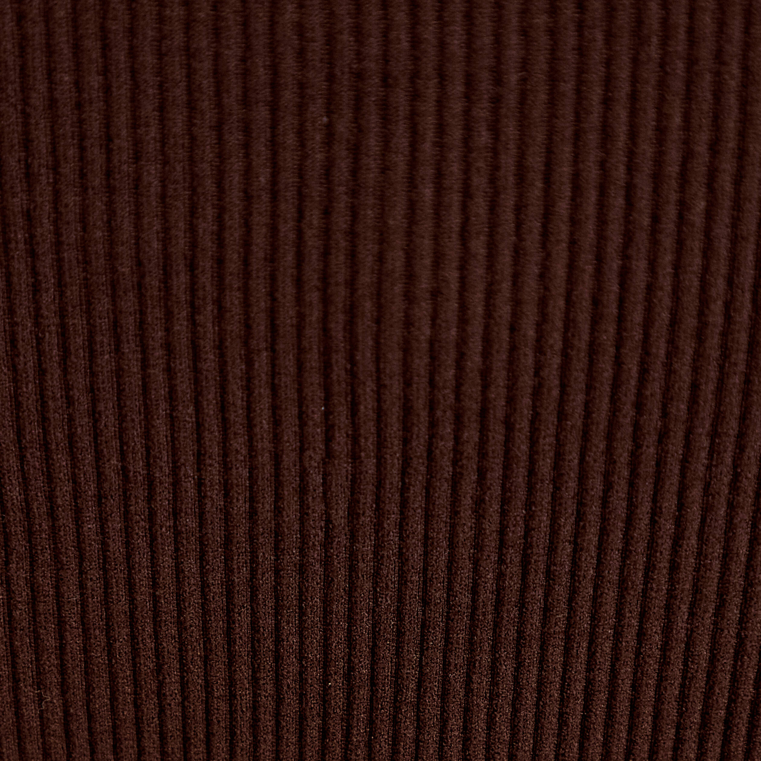 Crop top sans couture col rond marron fonc&eacute; femme