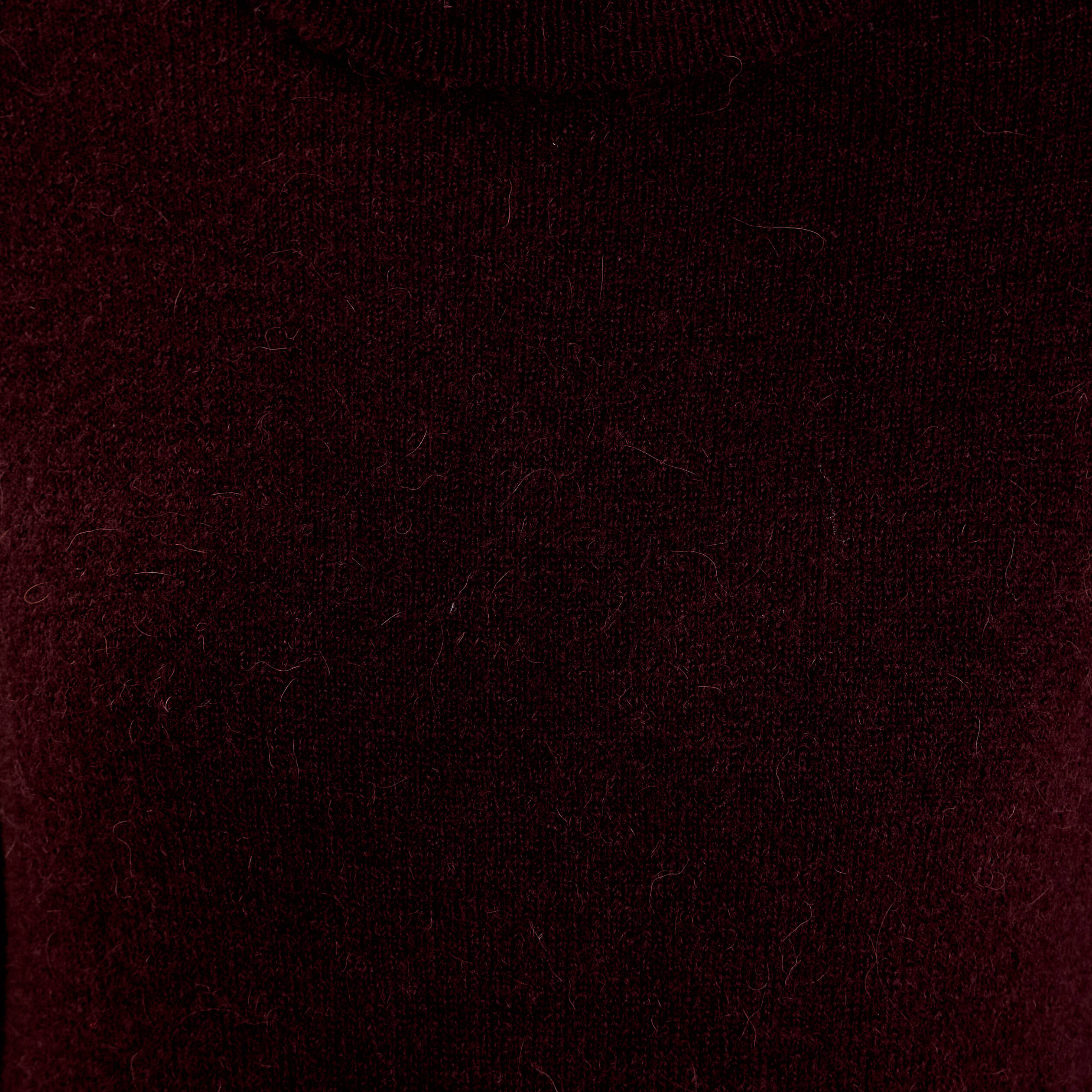 Robe pull col roul&eacute; rouge fonc&eacute; femme