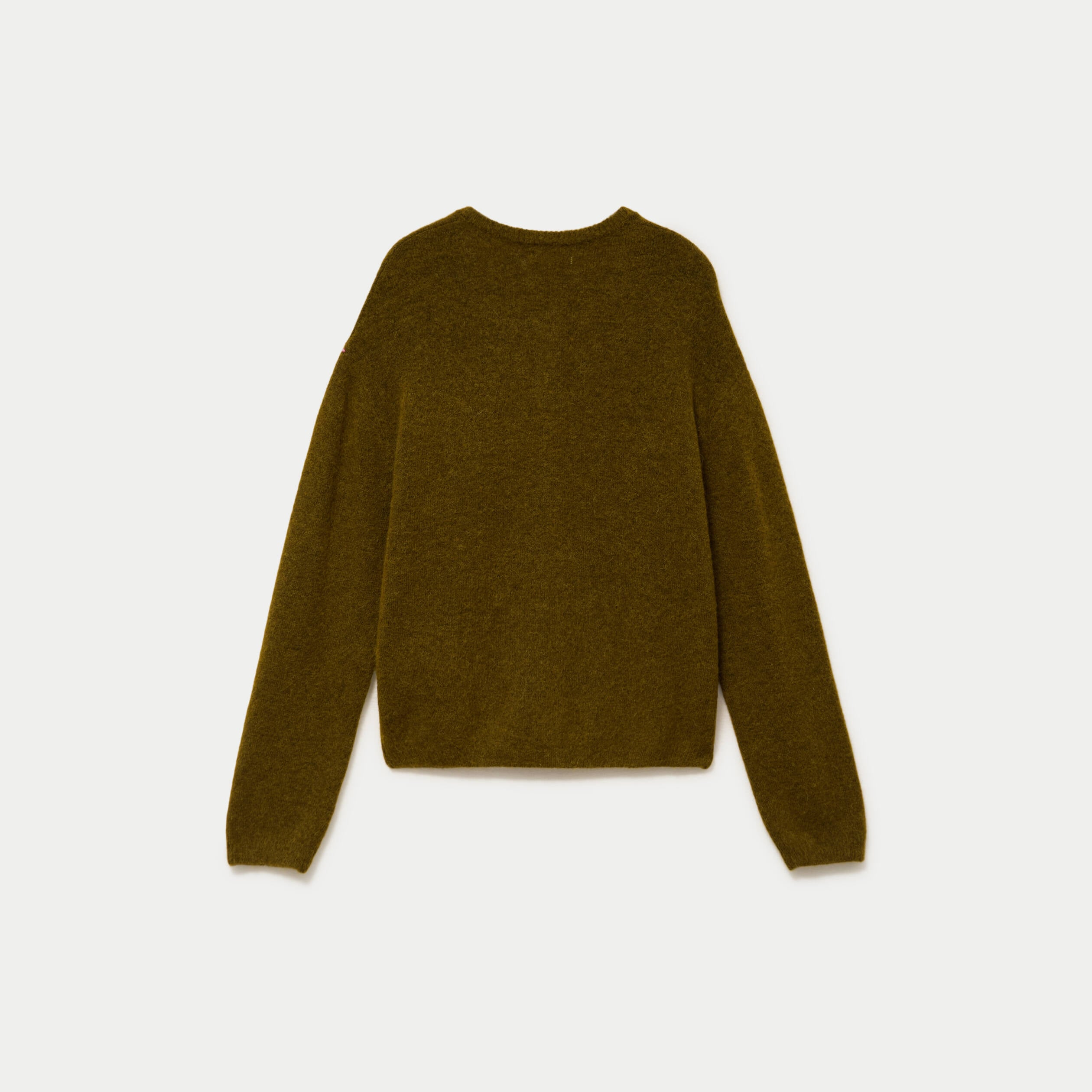 Gilet manches longues vert olive femme