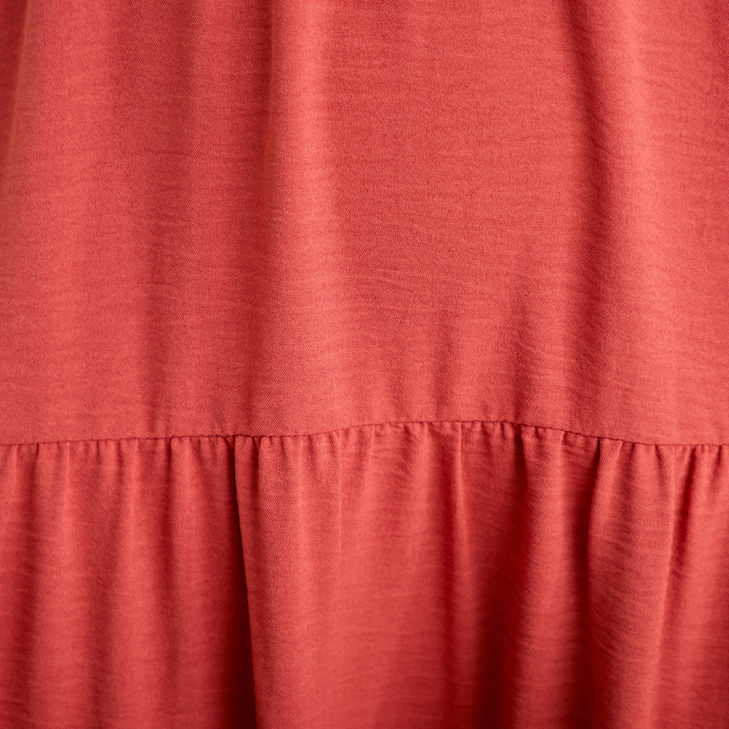Robe longue &eacute;vas&eacute;e col V vieux rose femme