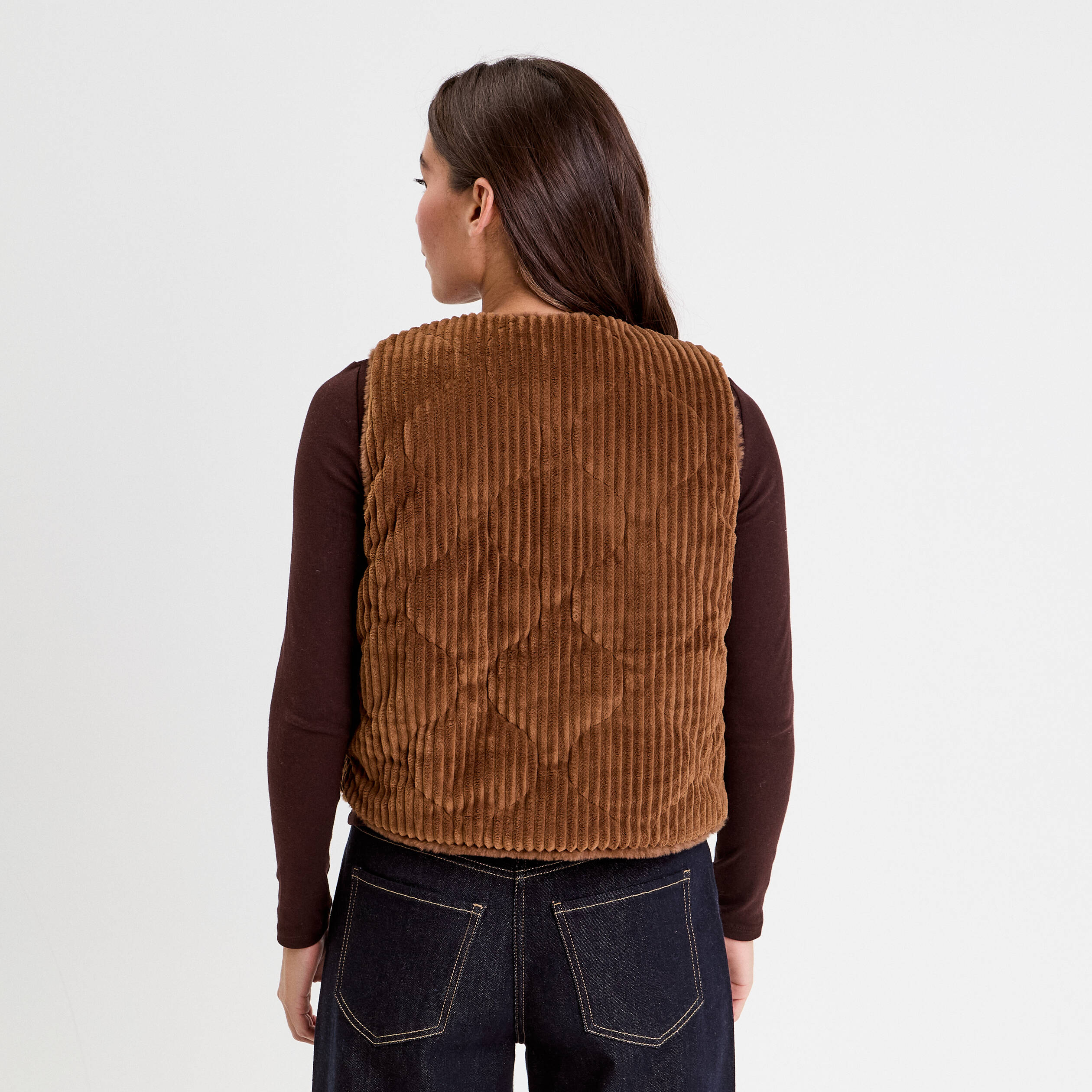 Gilet Tricoté sans Manches, Pull Décontracté, Femmes Gilet Tricoté sans Manches Pull Pull Haut Décontracté Rétro Trenchs pour Femmes Longues Grandes Tailles, Style Rétro, en (Beige, One Size