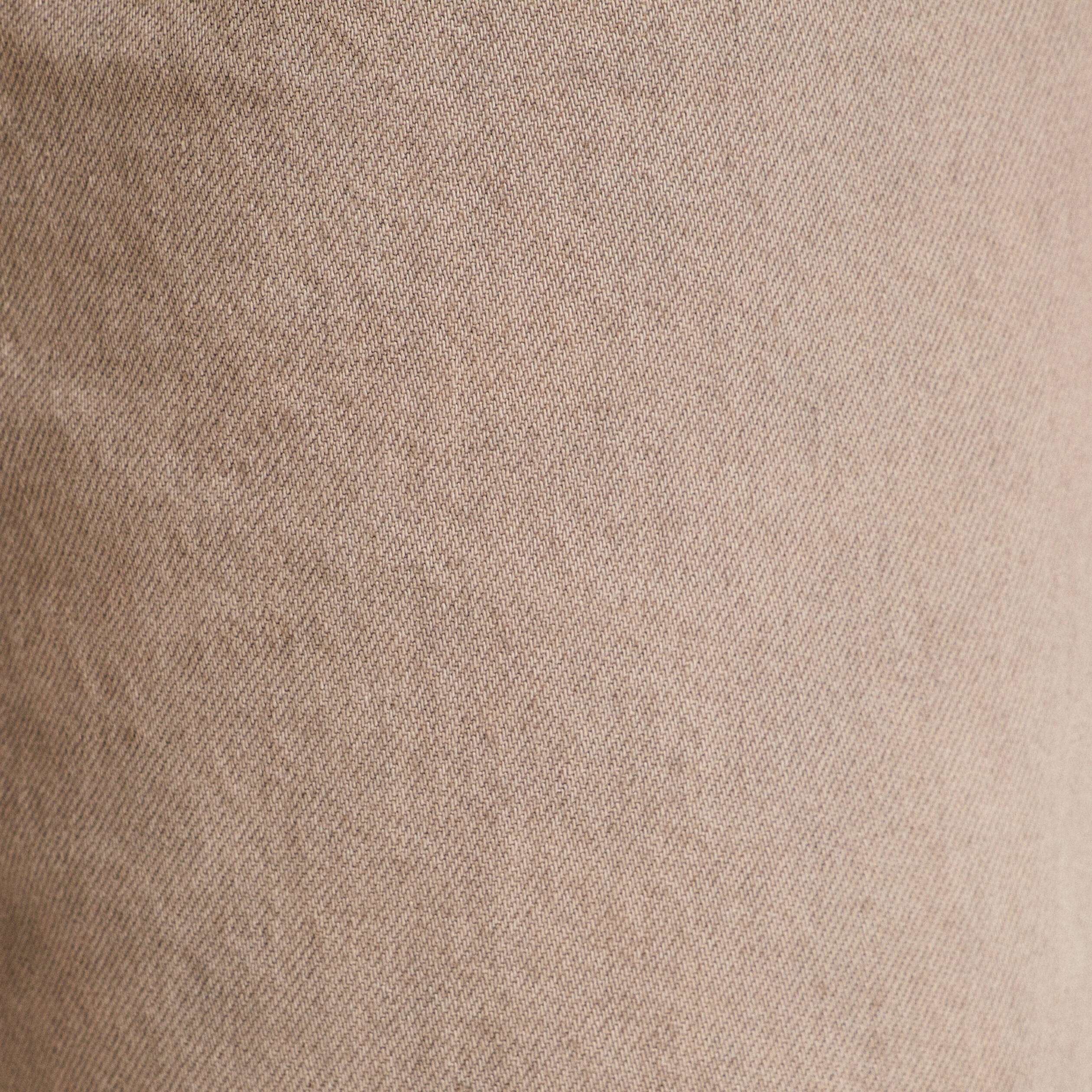 Jeans droit 5 poches marron cognac femme