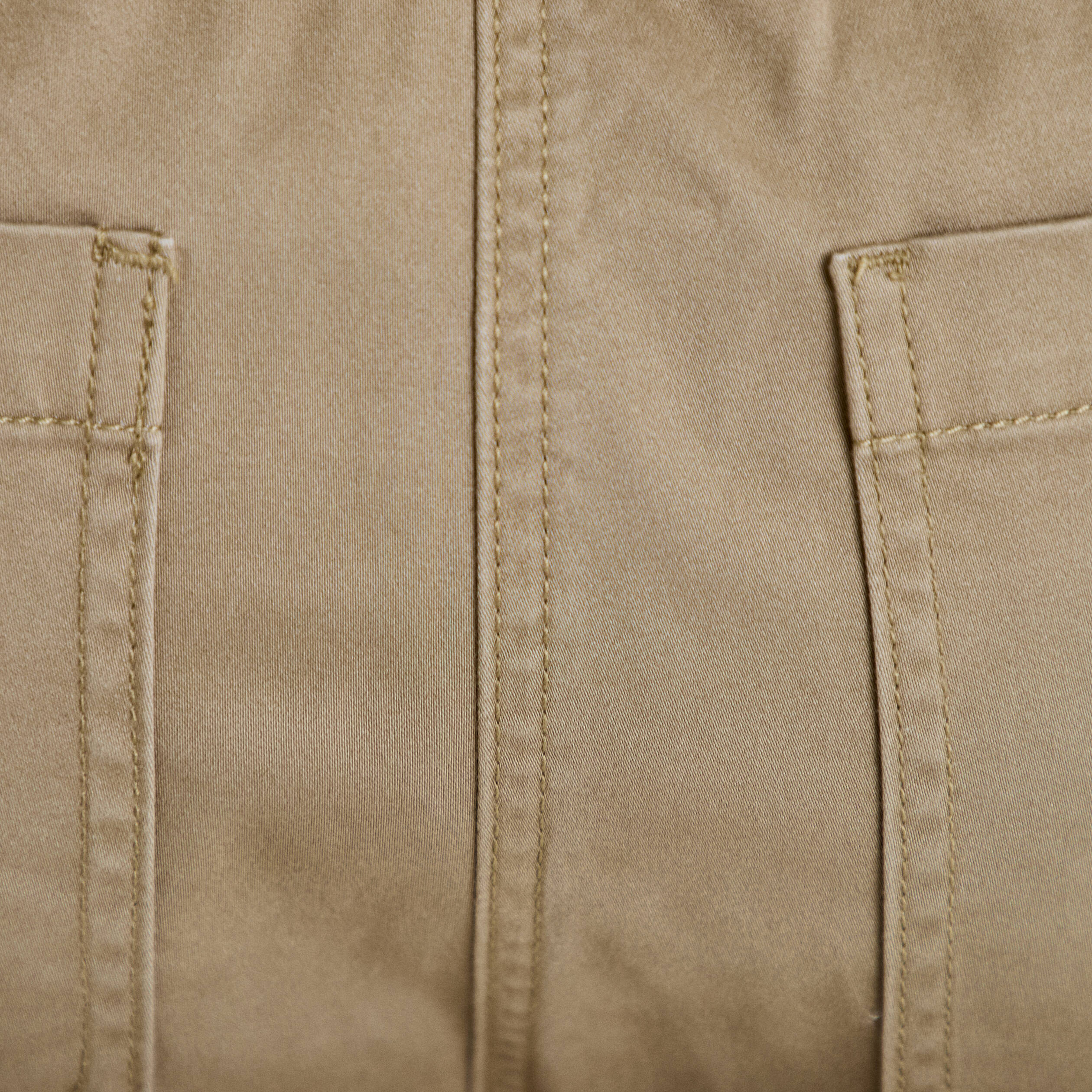 Pantalon chino avec ceinture amovible gris femme