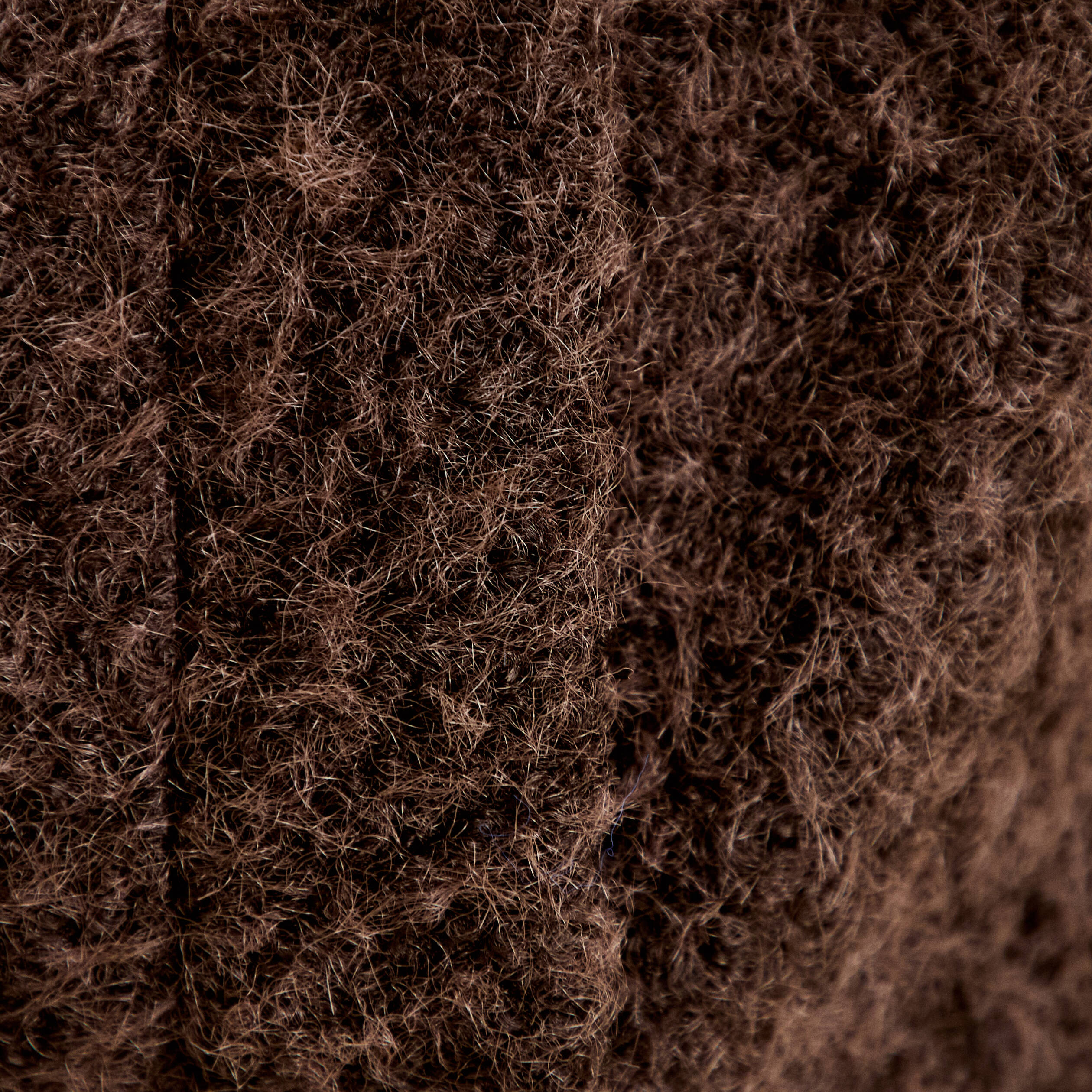 Gilet sans manches effet polaire marron fonc&eacute; femme