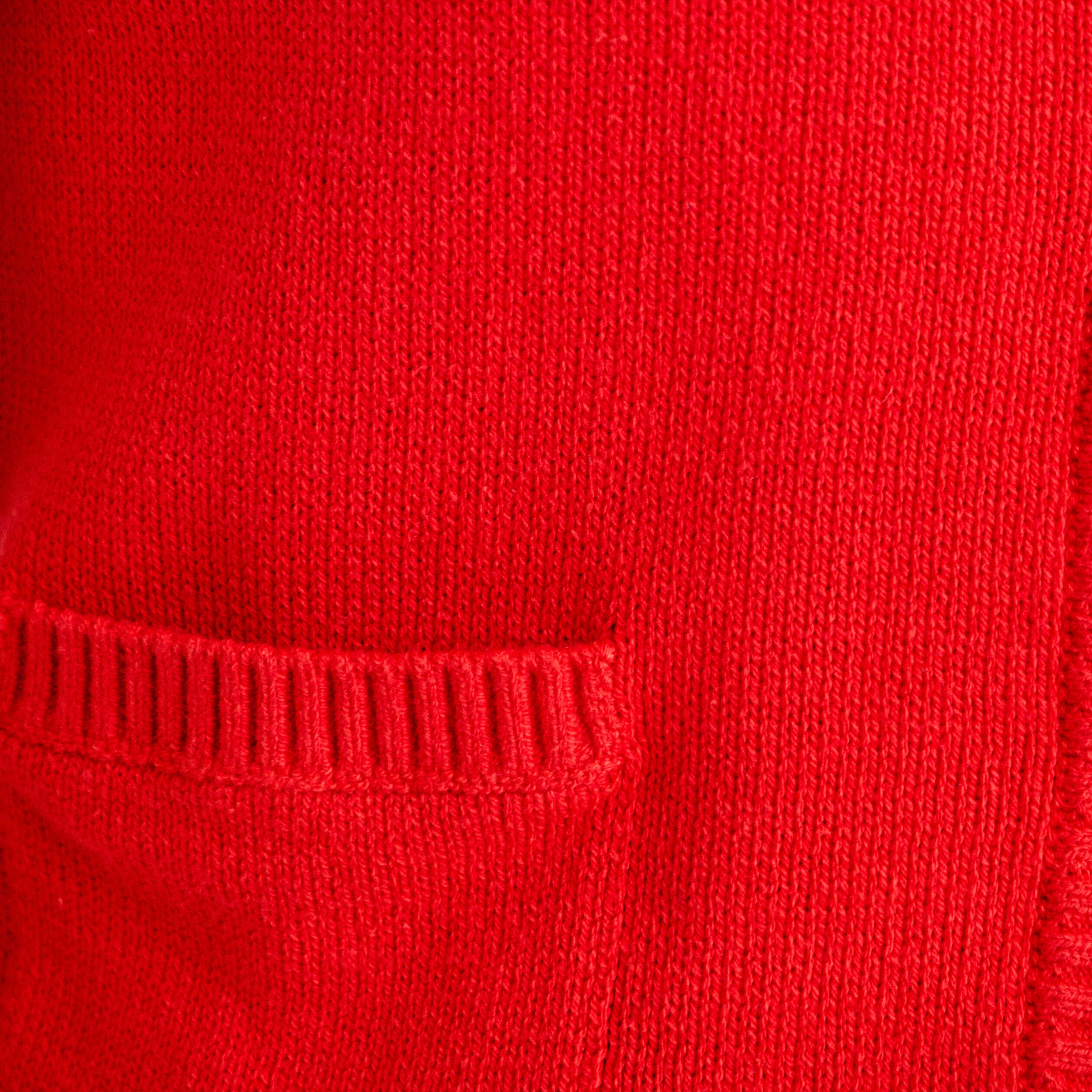 Gilet manches courtes rouge femme
