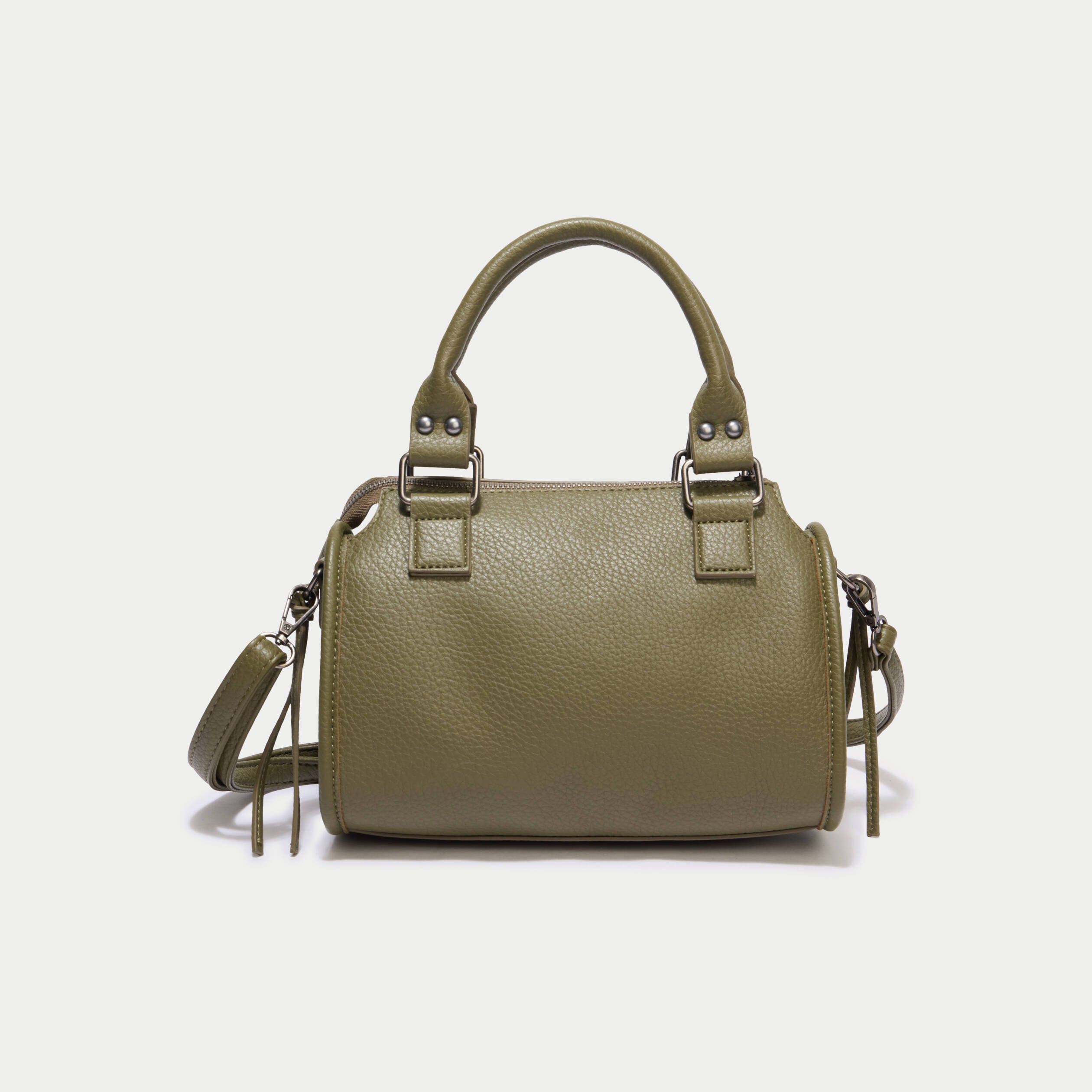 Sac port&eacute; main vert kaki femme