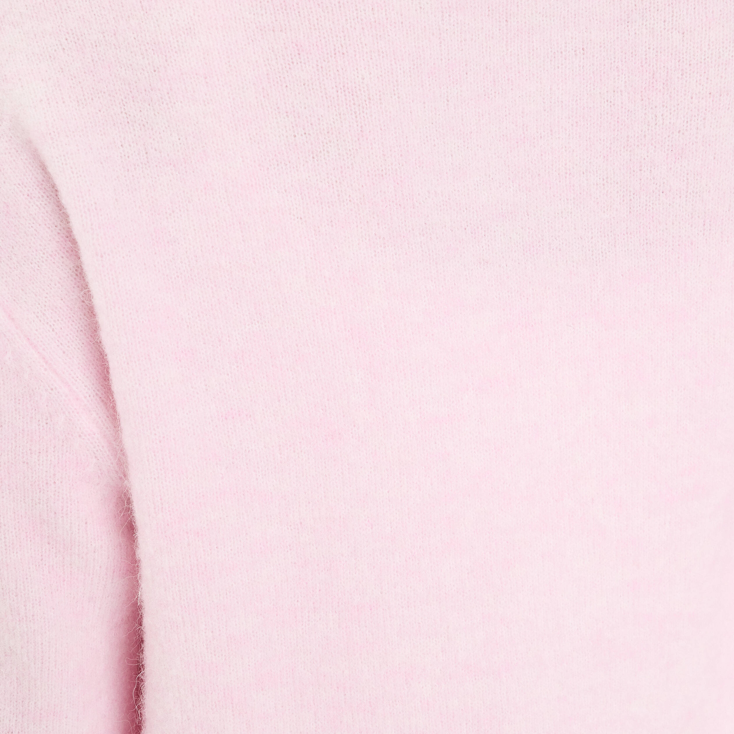 Gilet manches longues rose clair femme