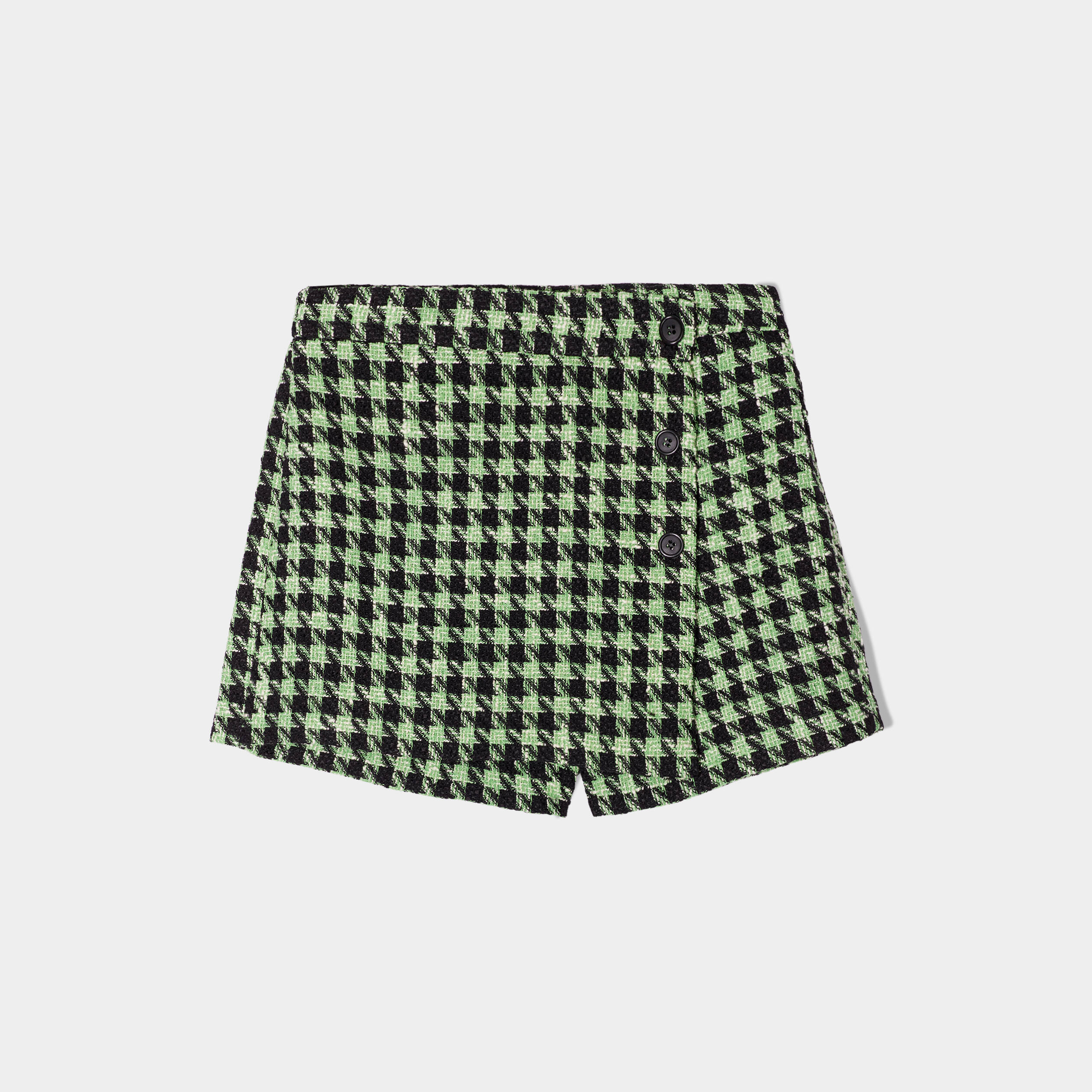 Jupe-short droite noir femme