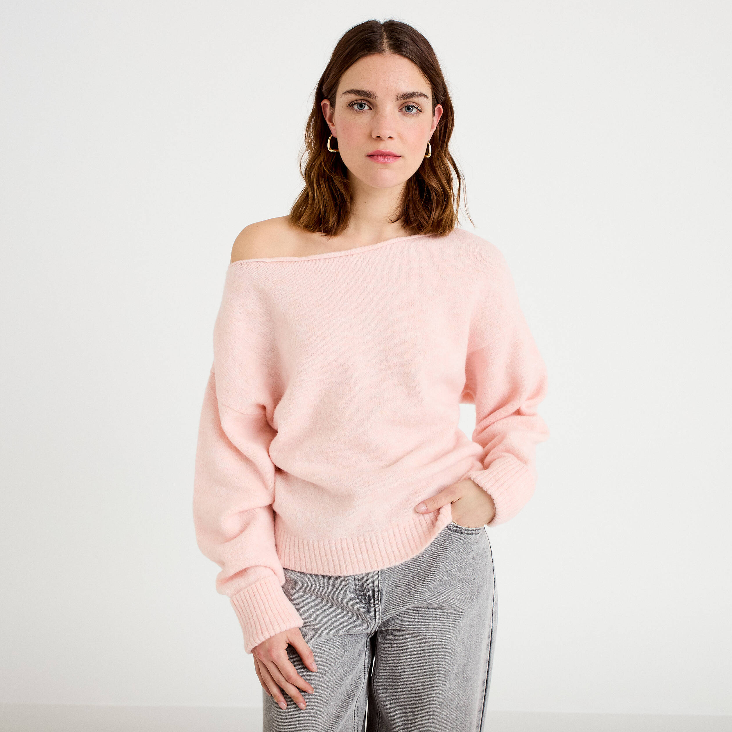 Pull Rose Pull rose clair femme | Cache Cache