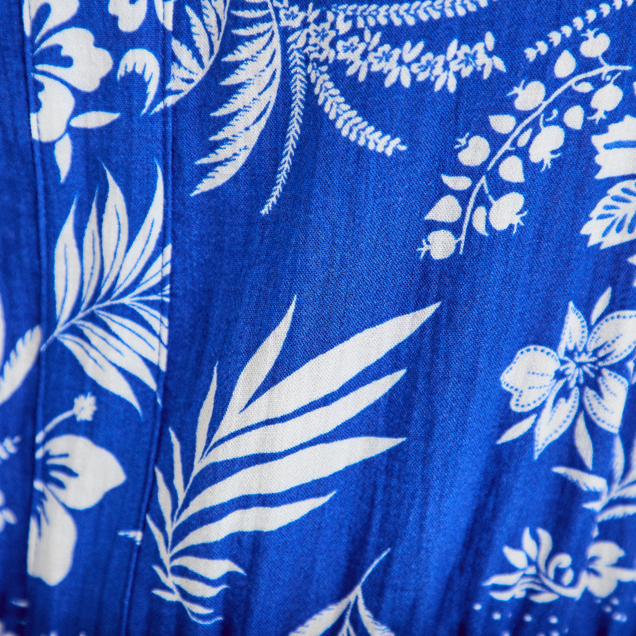 Combishort fluide bleu roi femme