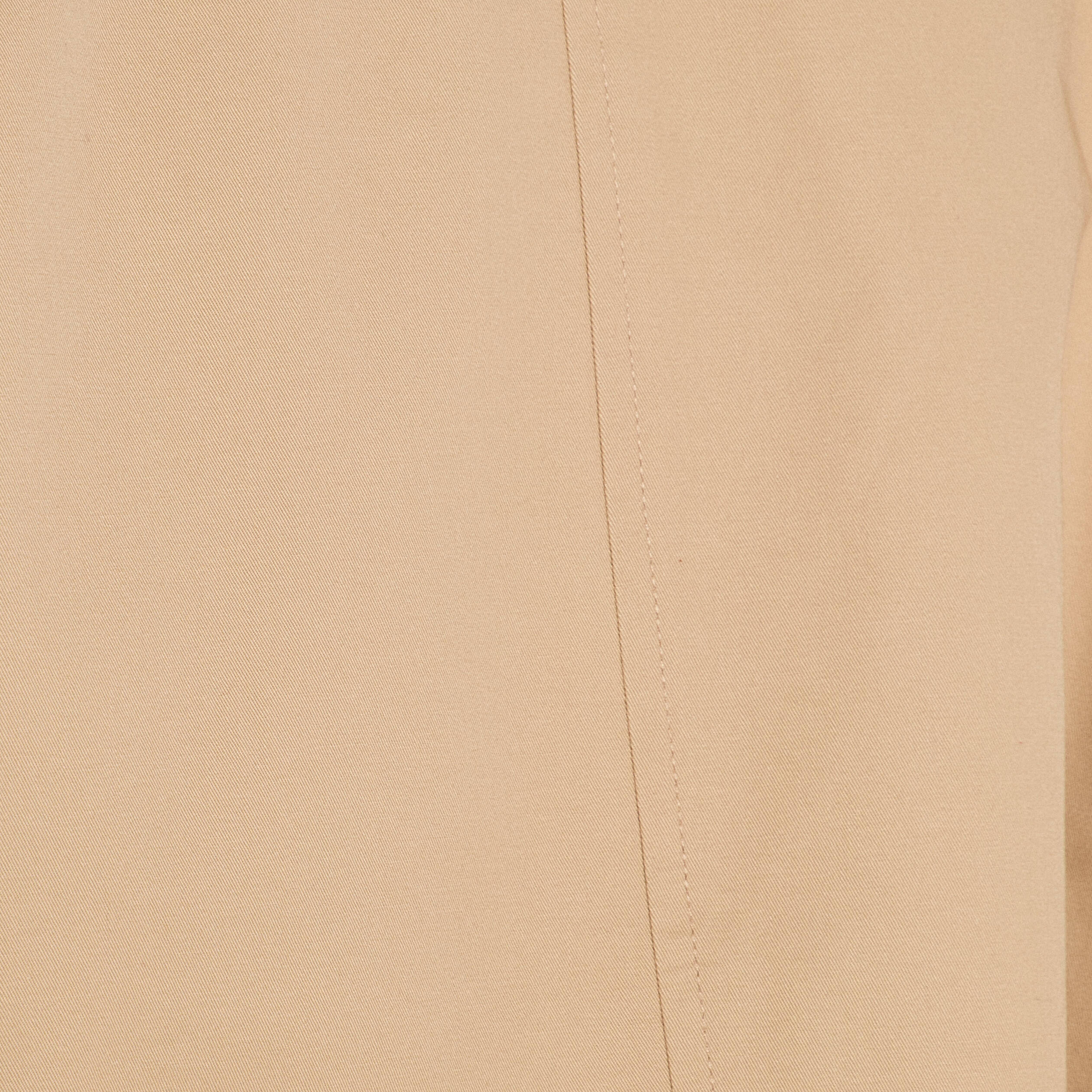 Trench court boutonn&eacute; sable femme