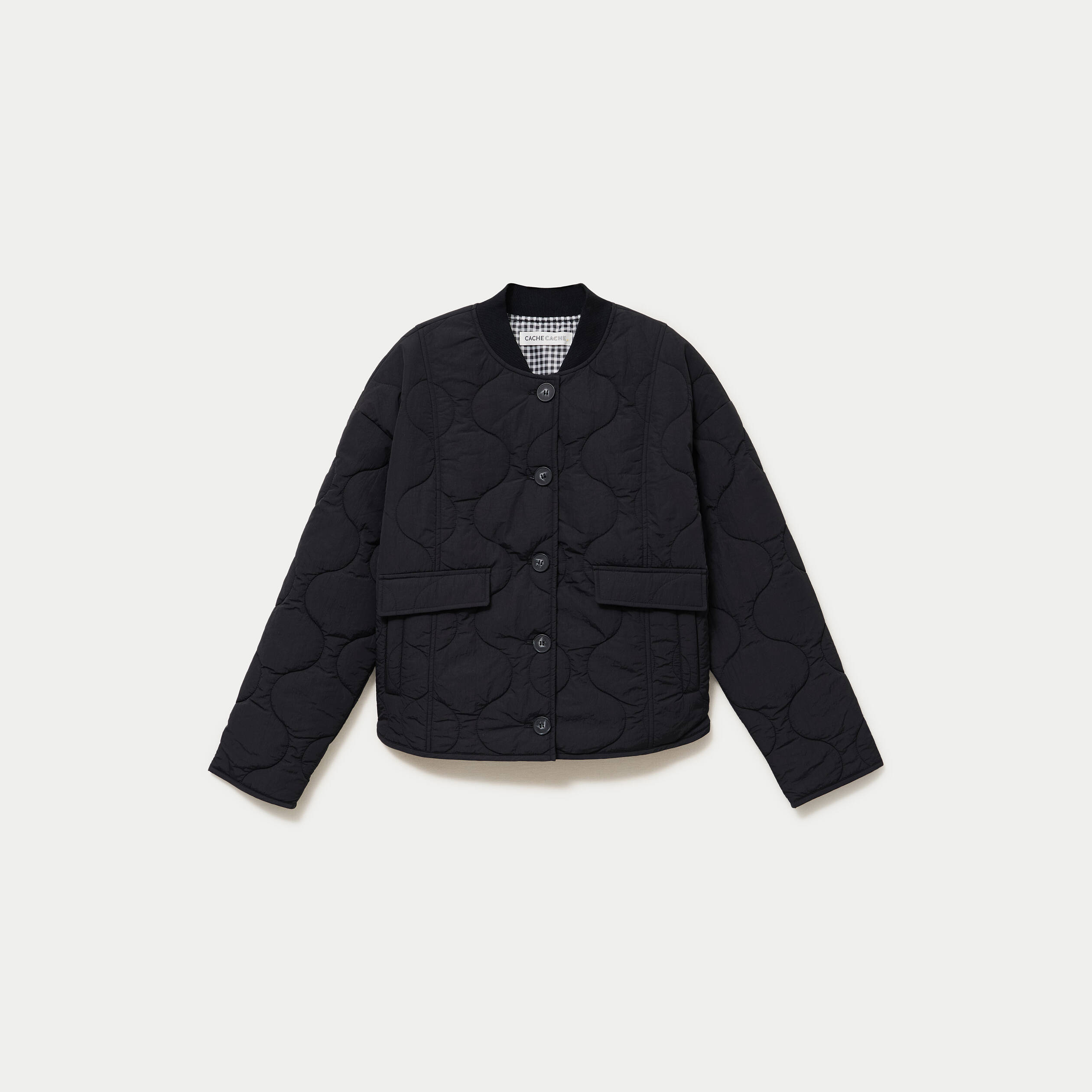 Veste ample manches longues noir femme