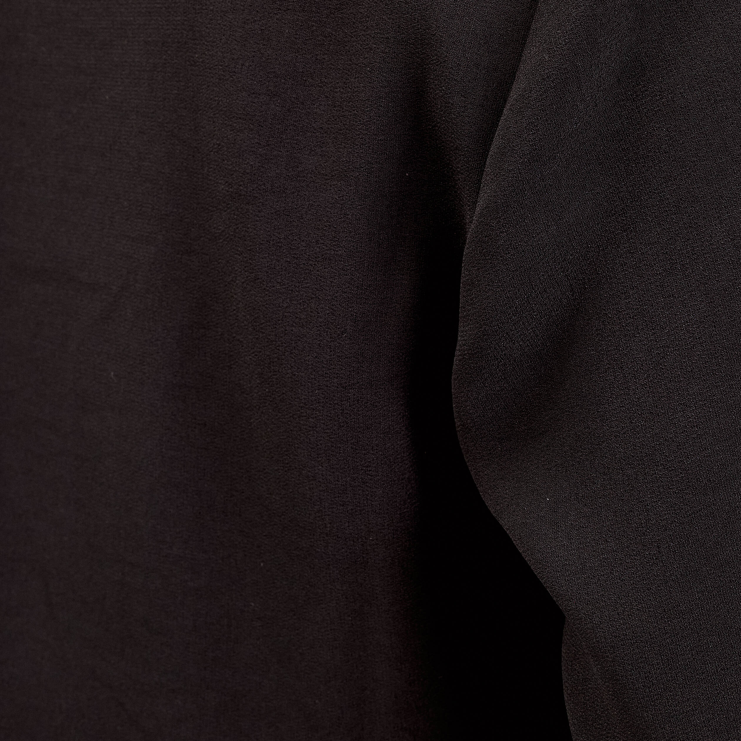 Blouse col V en dentelle noir femme