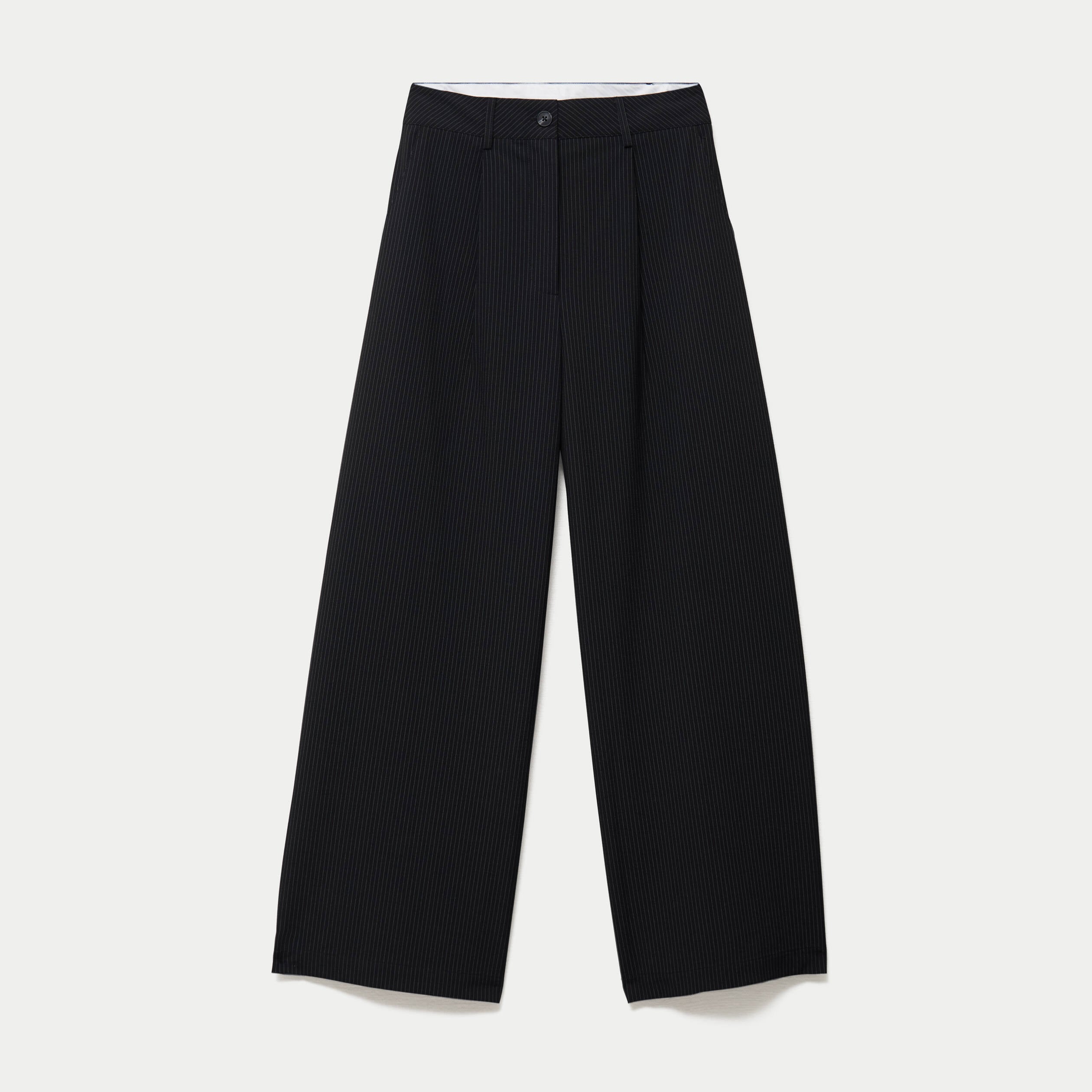 Pantalon barrel taille standard noir femme