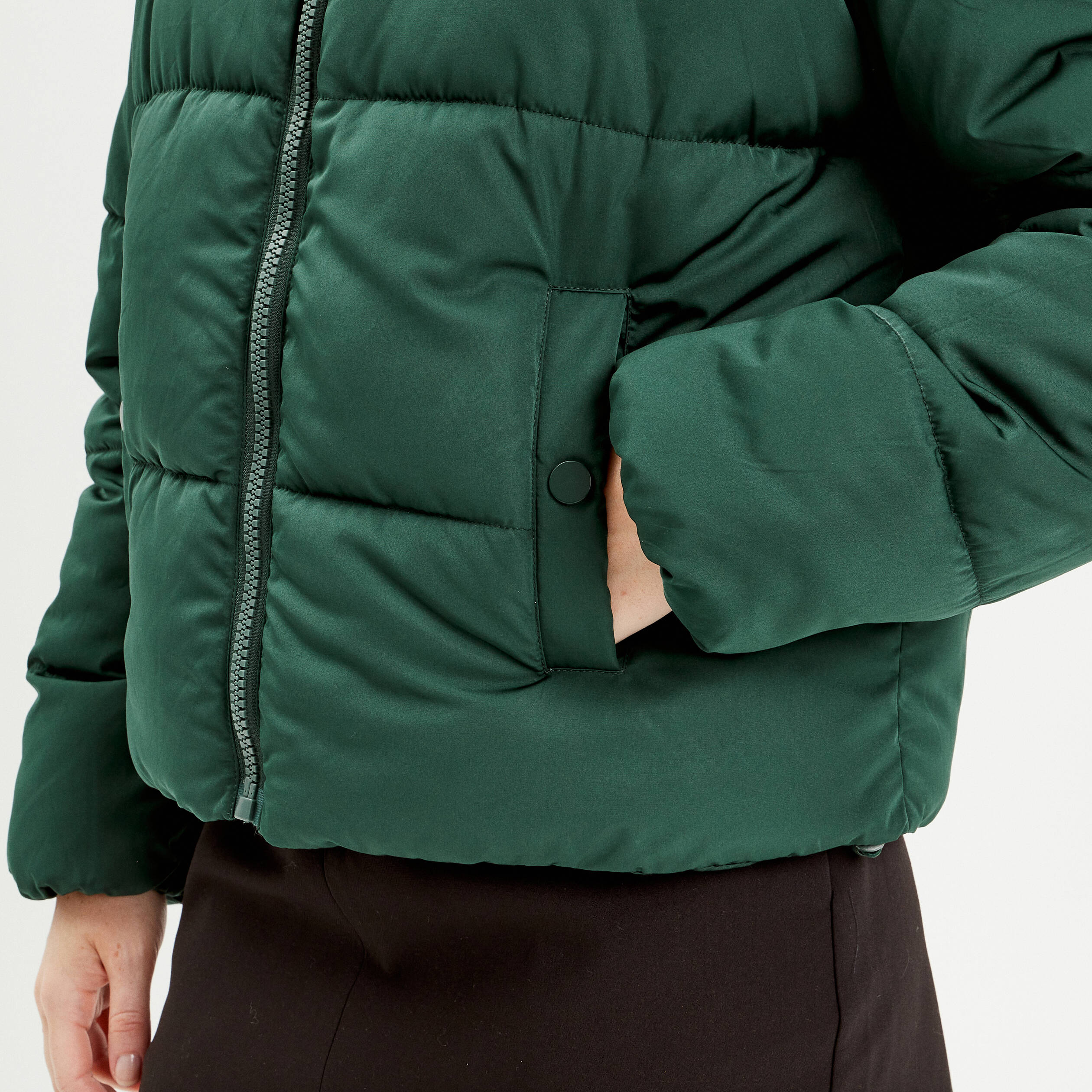 Veste Cardigan Militaire Chico's Travelers 2 - Taille M, Vert Métallisé, Occasion Excellent état
