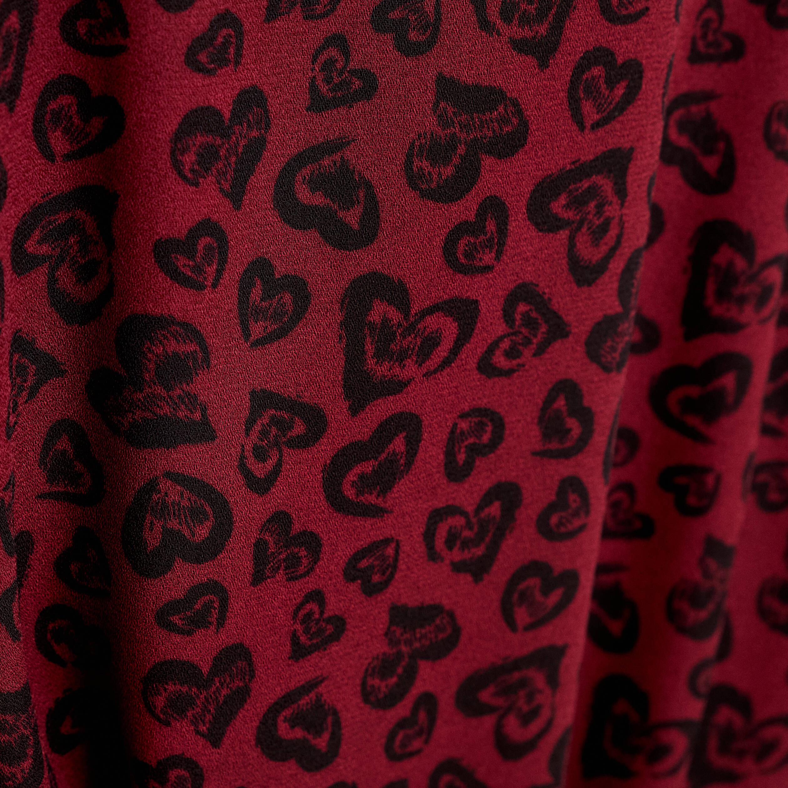 Robe droite ceintur&eacute;e rouge fonc&eacute; femme