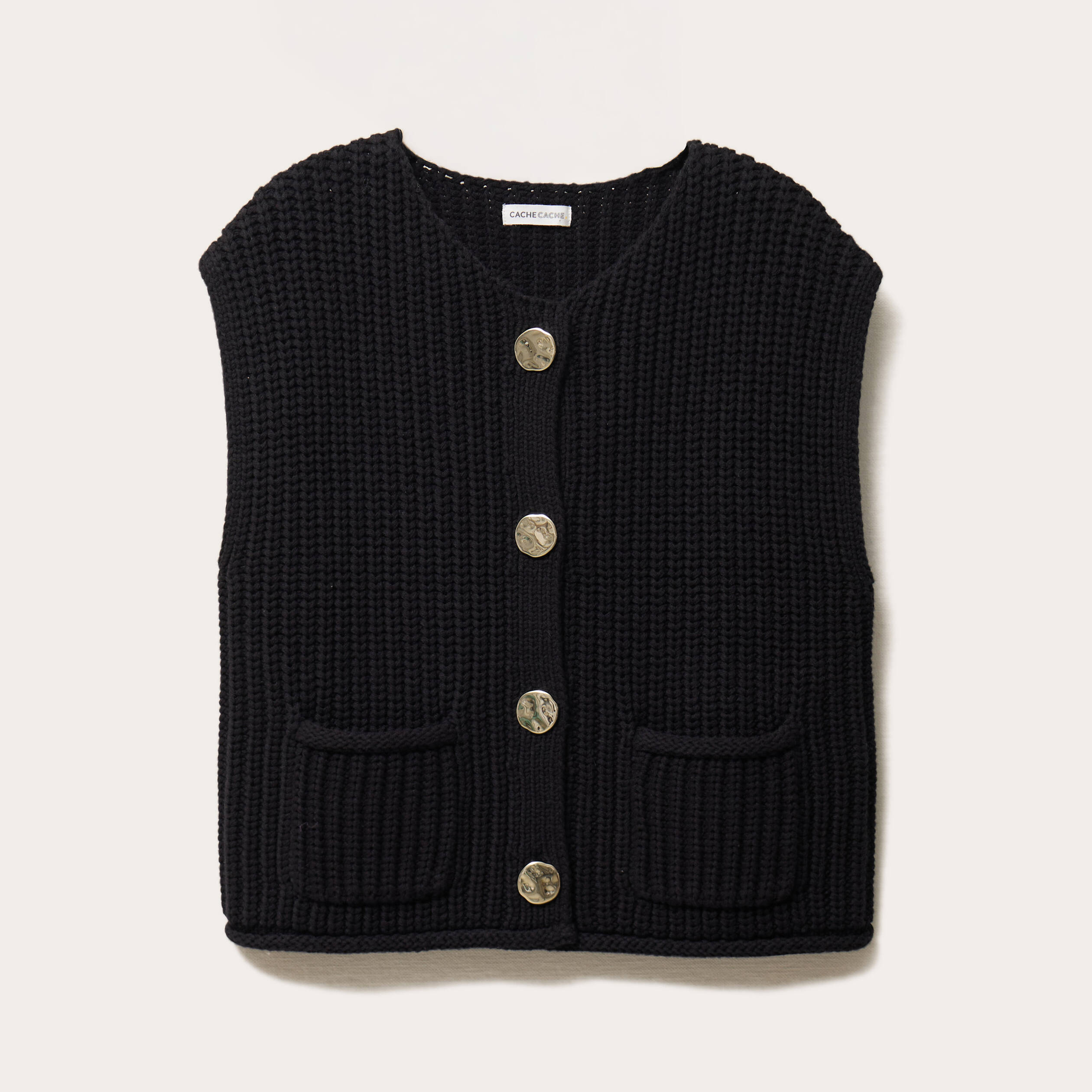 Gilet Sans Manches Femme Ownwfeat – Col Rond, Maille Douce, Coupe Ample, Polyvalent Pour Toute Saison