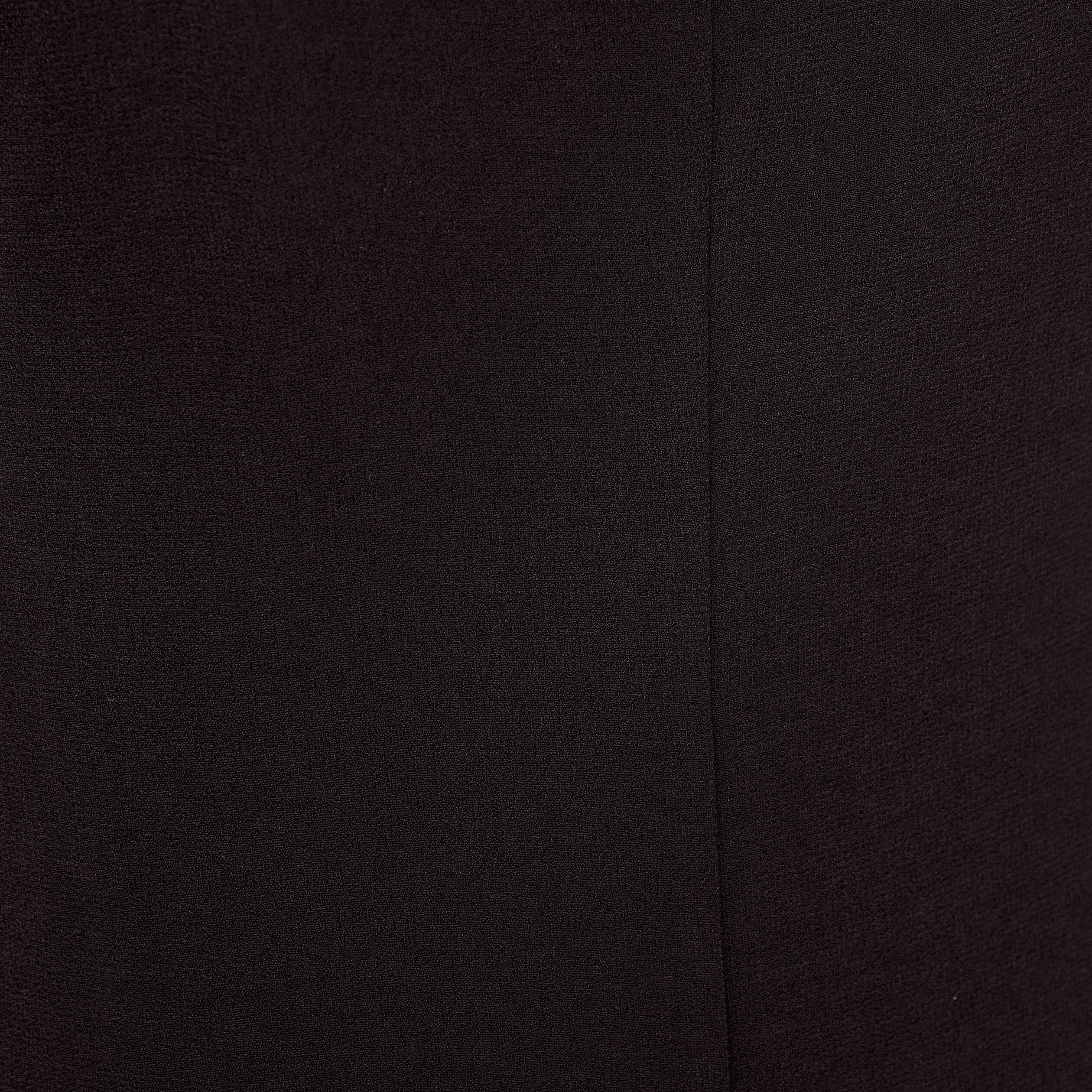 Robe longue droite col v satin&eacute;e noir femme