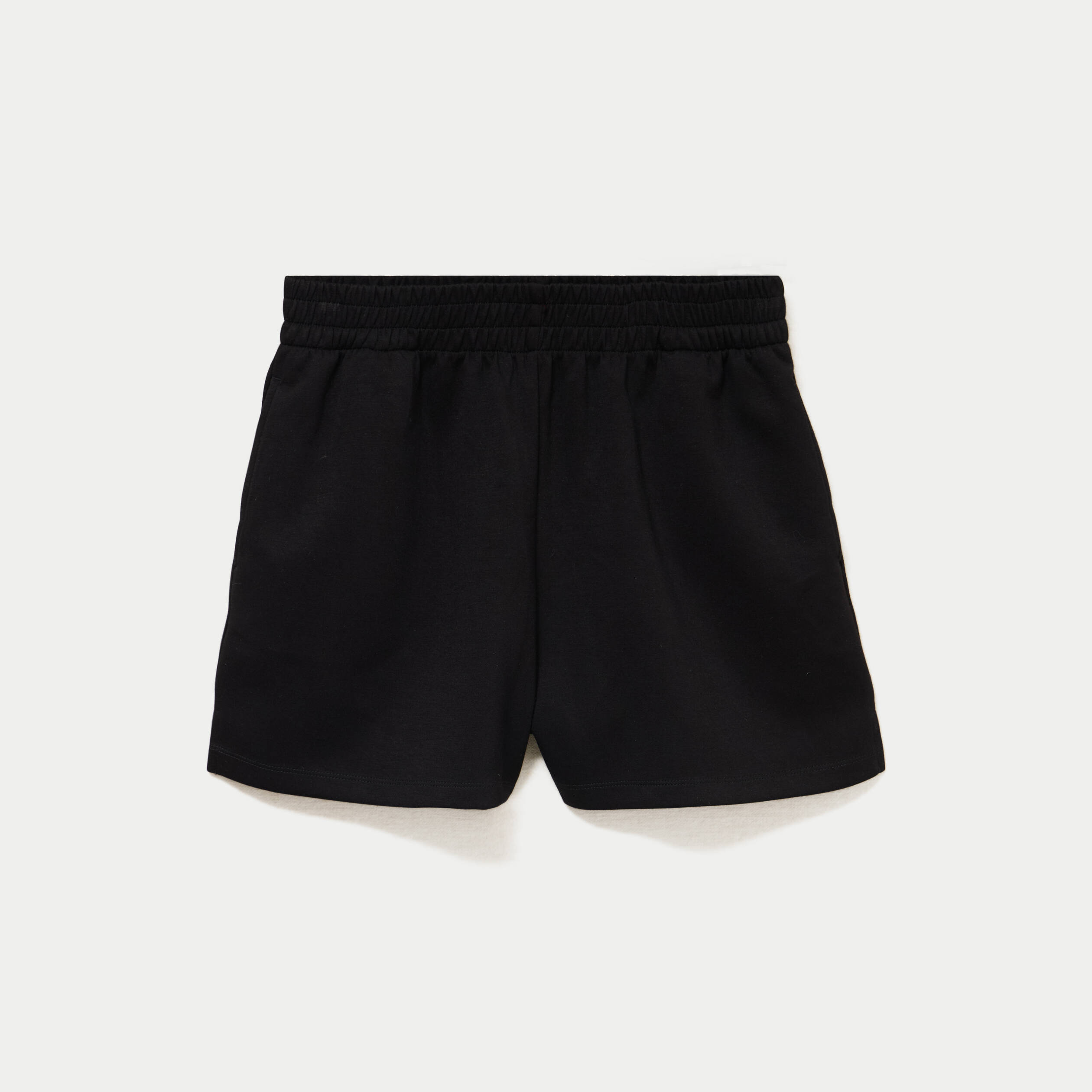 Short flare noir femme