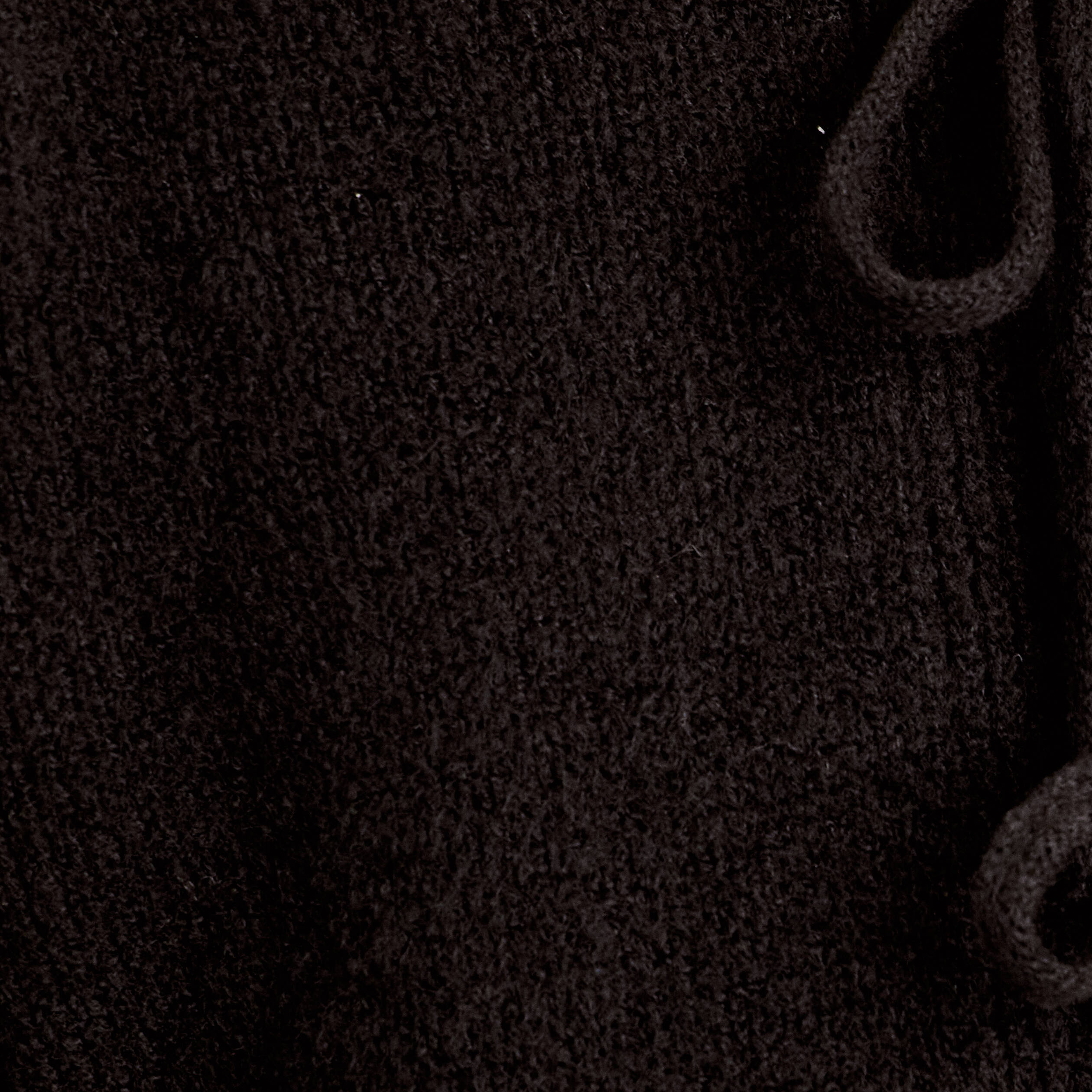 Gilet court nou&eacute; noir femme