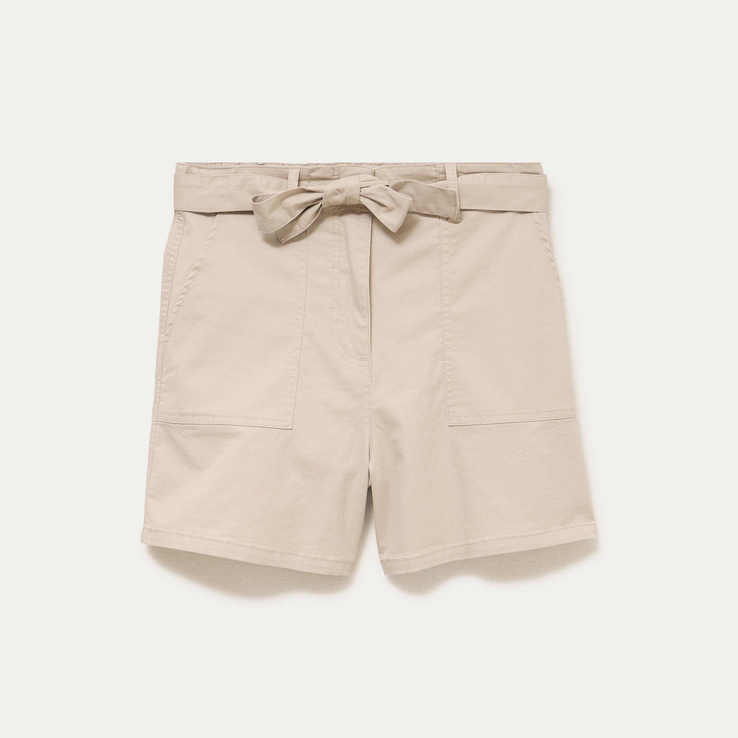 Short beige femme