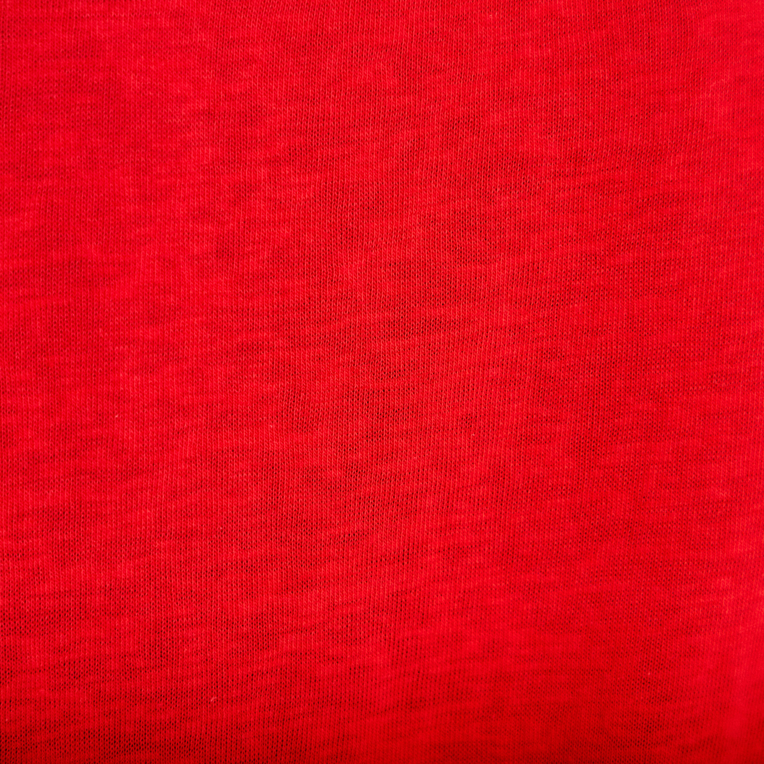 T-shirt col rond manches courtes noeuds rouge femme