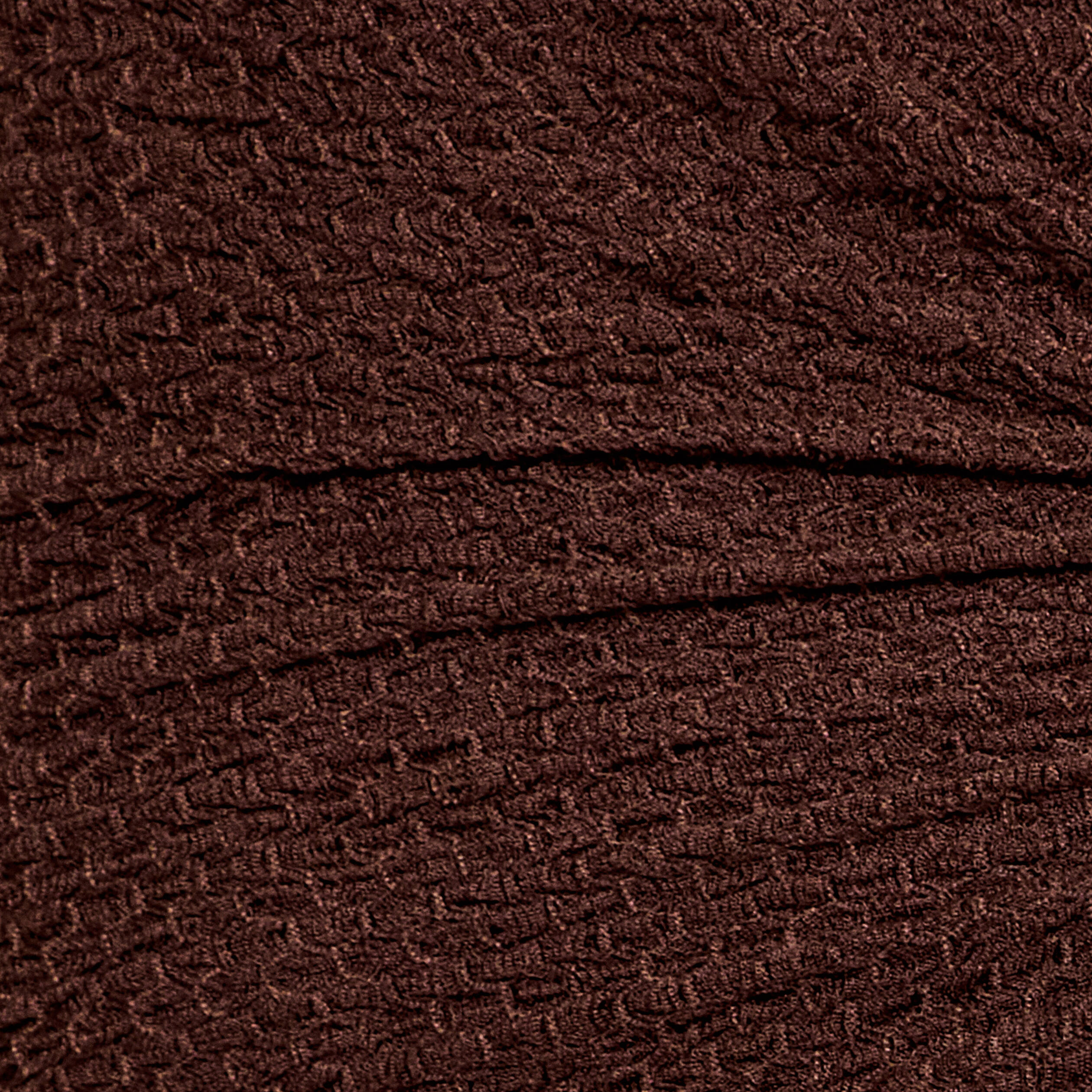 T-shirt col rond manches courtes bijou marron fonc&eacute; femme