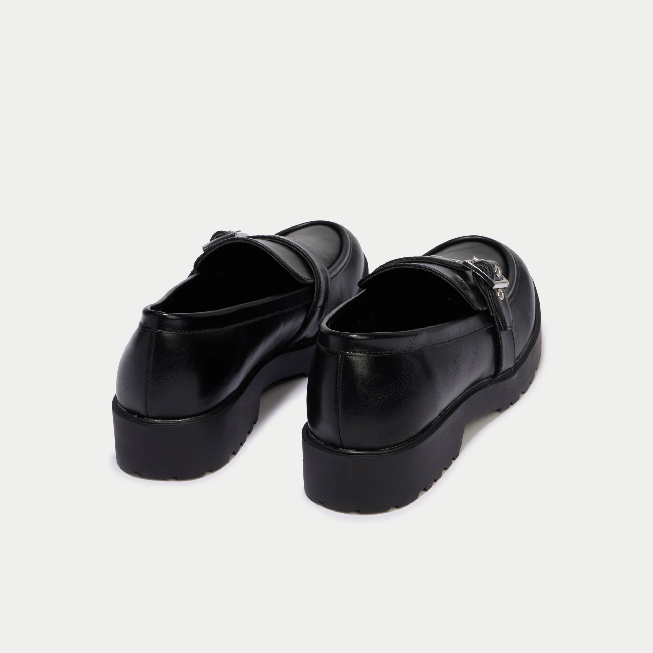 Mocassins noir femme