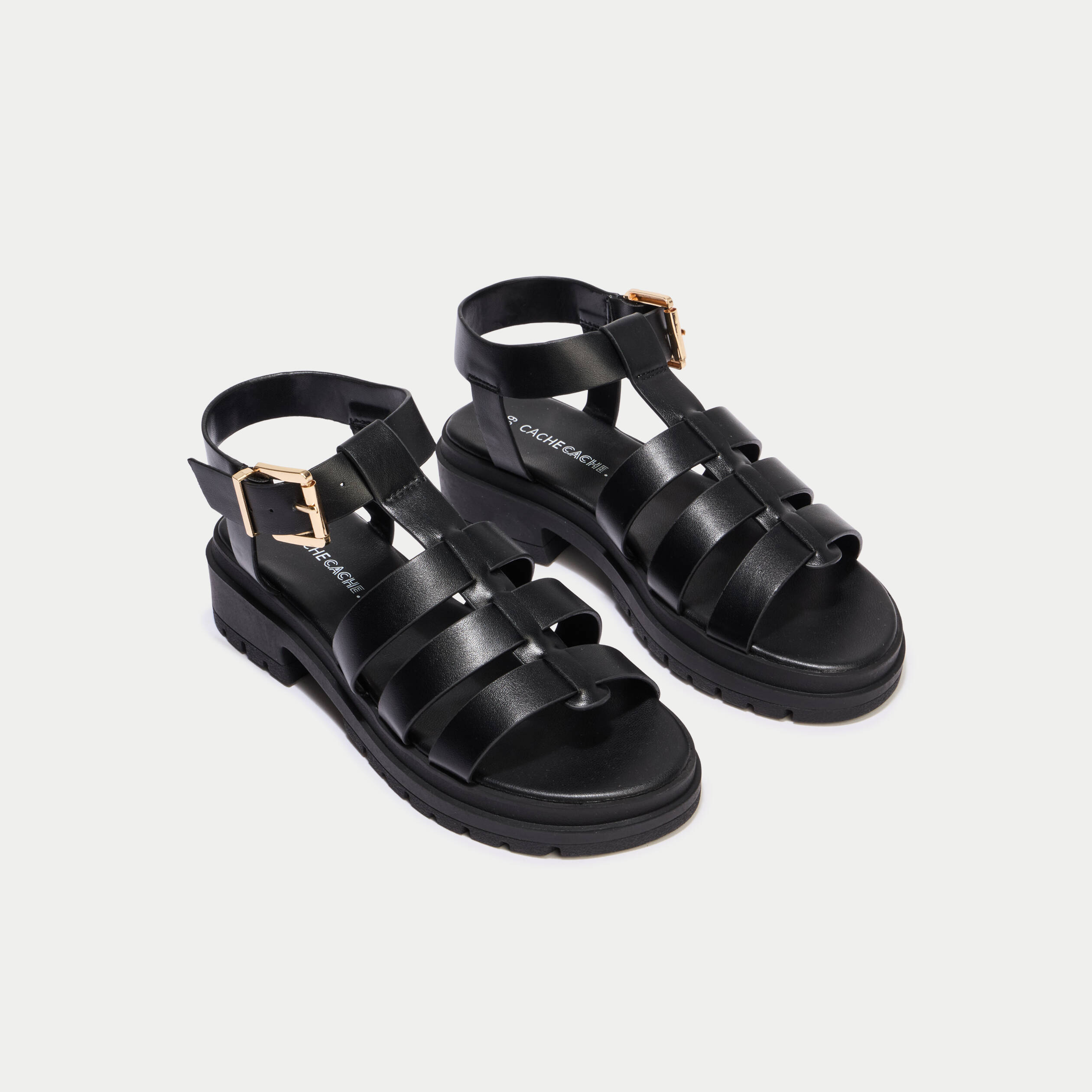 Sandales noir femme