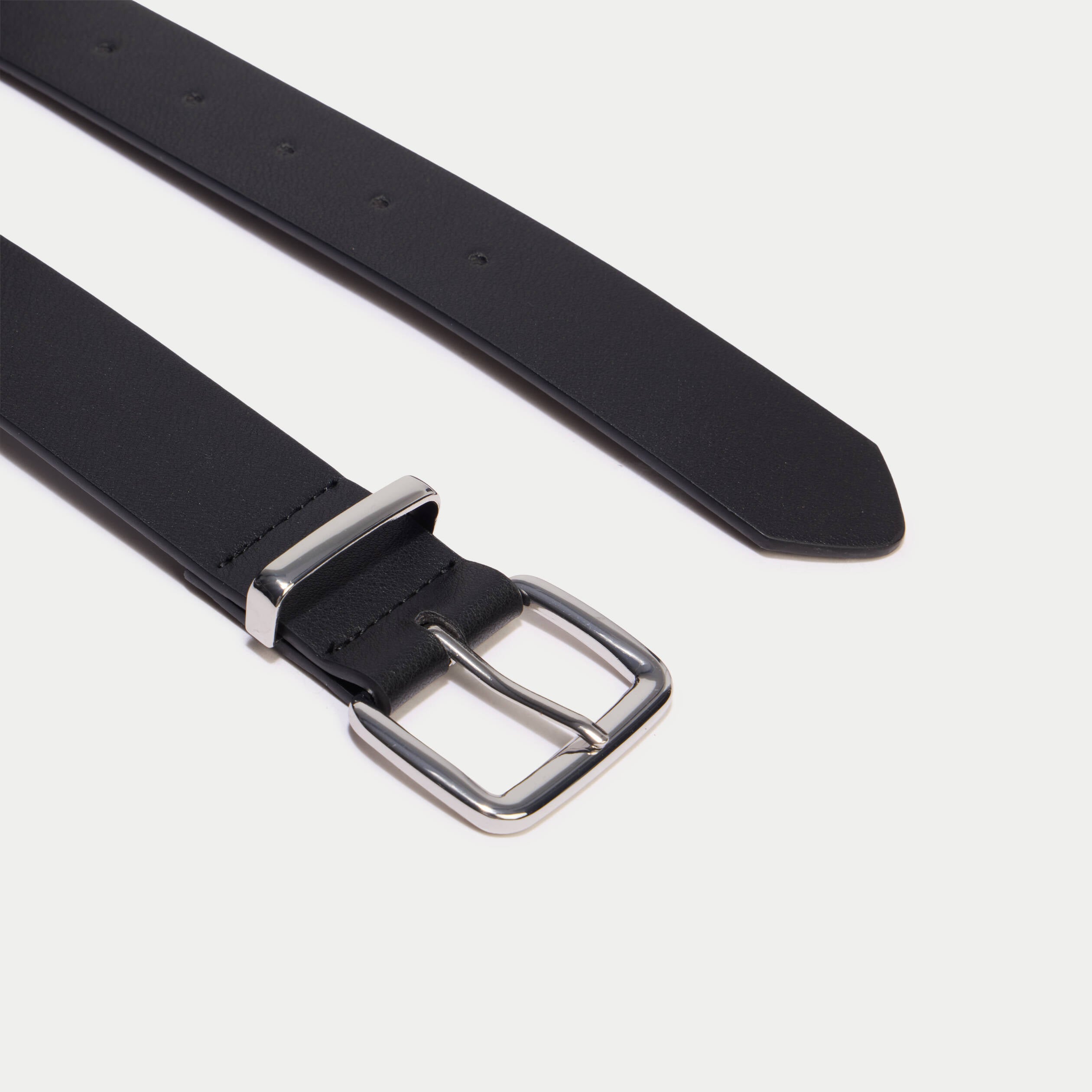 Ceinture large noir femme