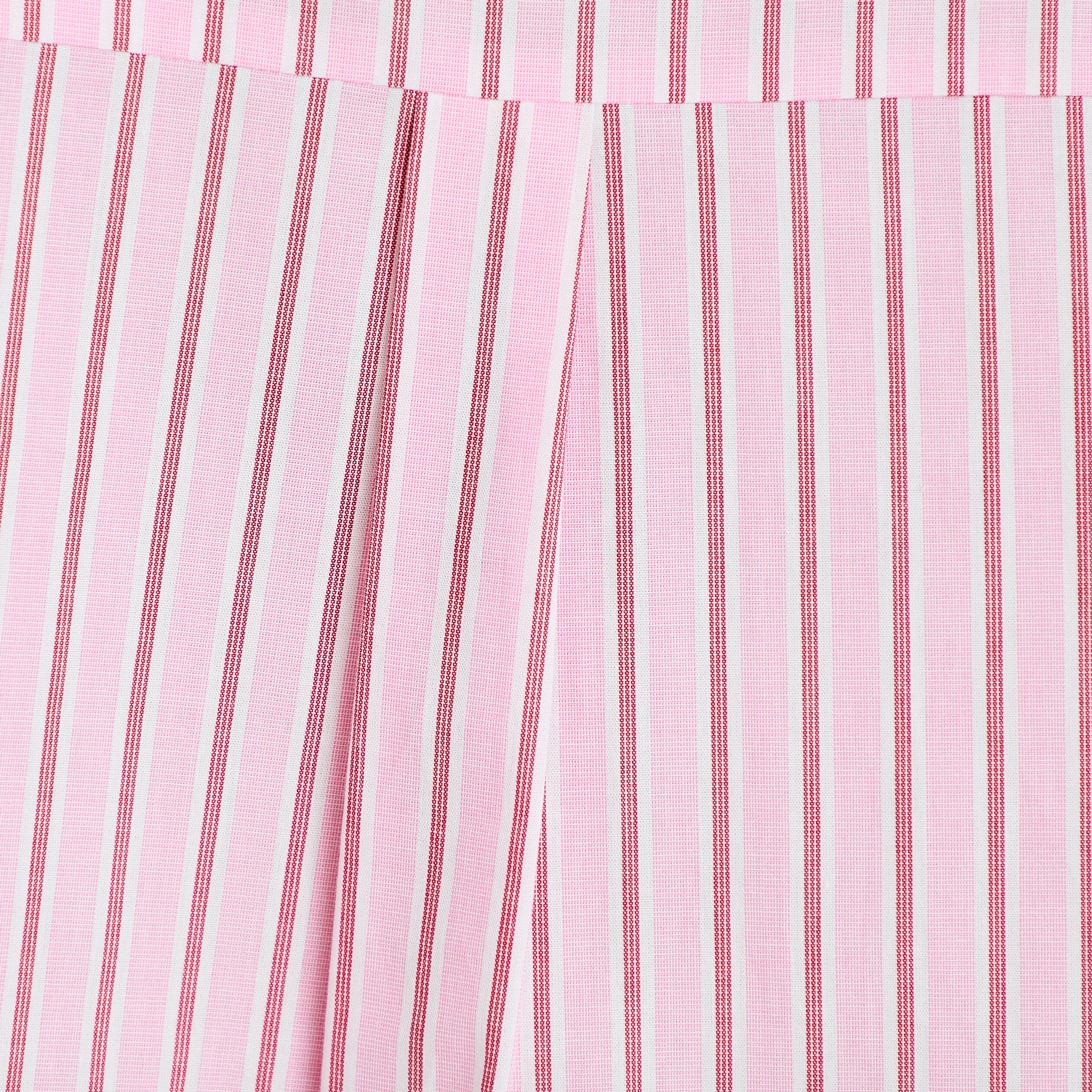 Chemise droite manches longues rose femme