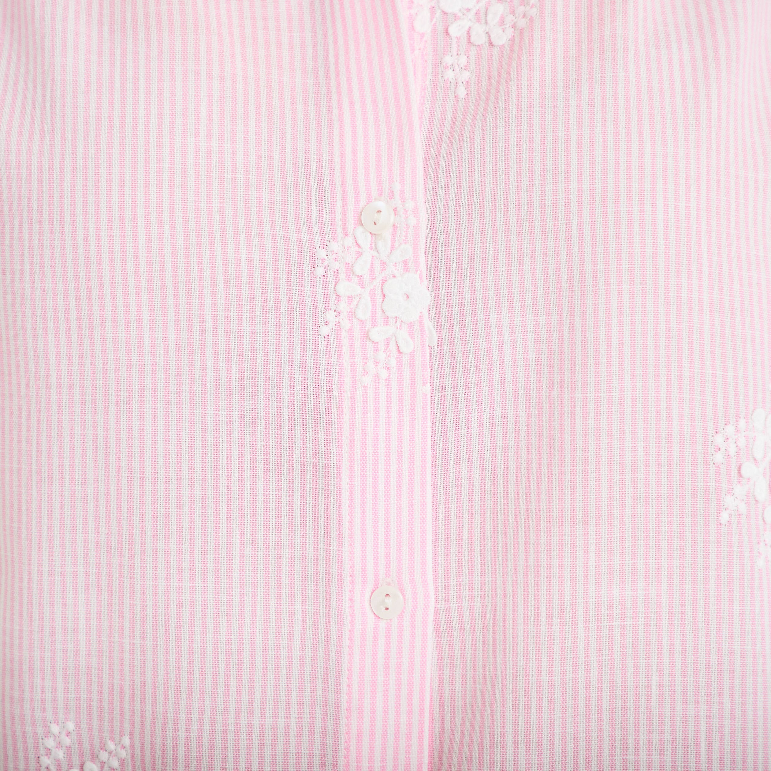 Chemise sans manches col classique rose femme