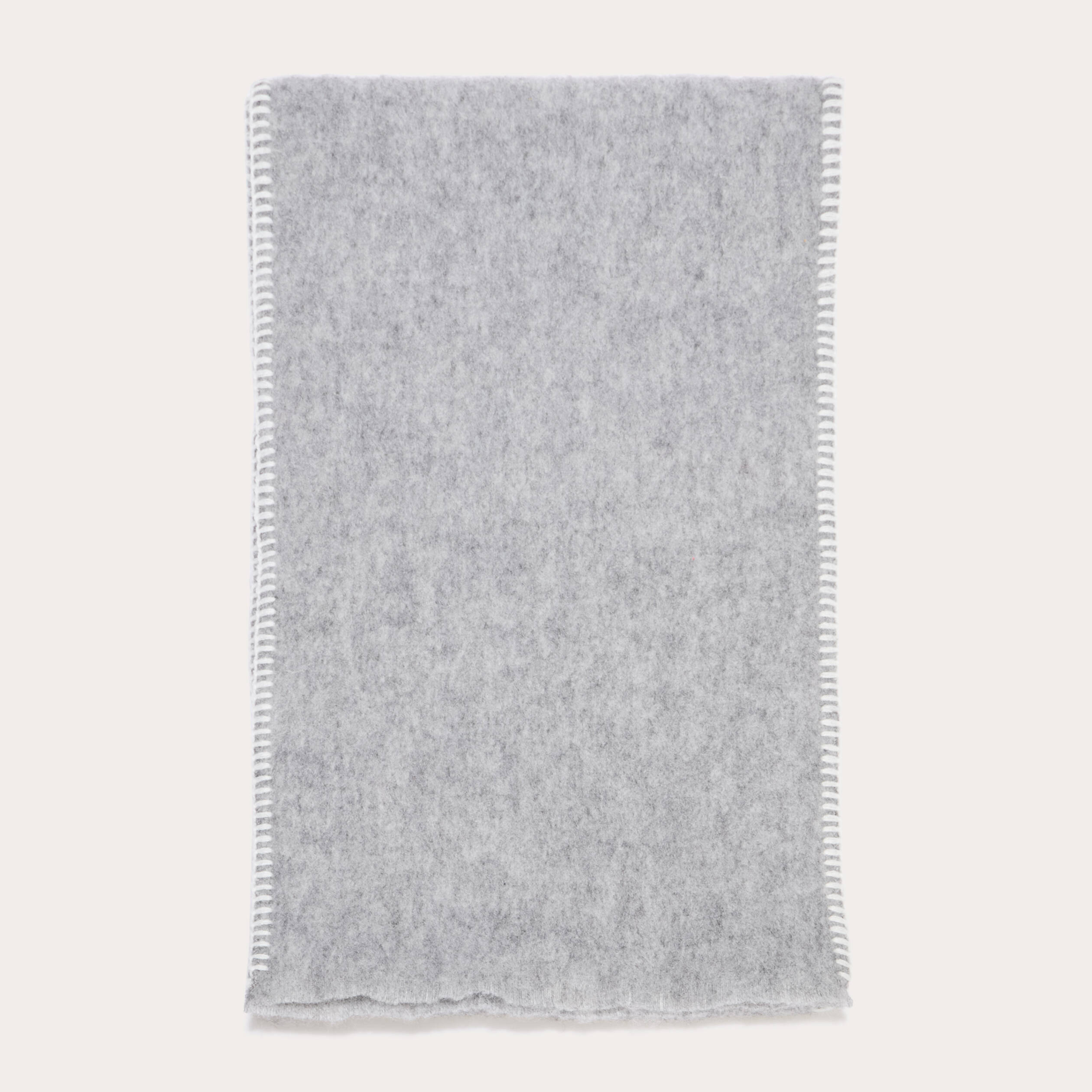 &Eacute;charpe fluide gris clair femme