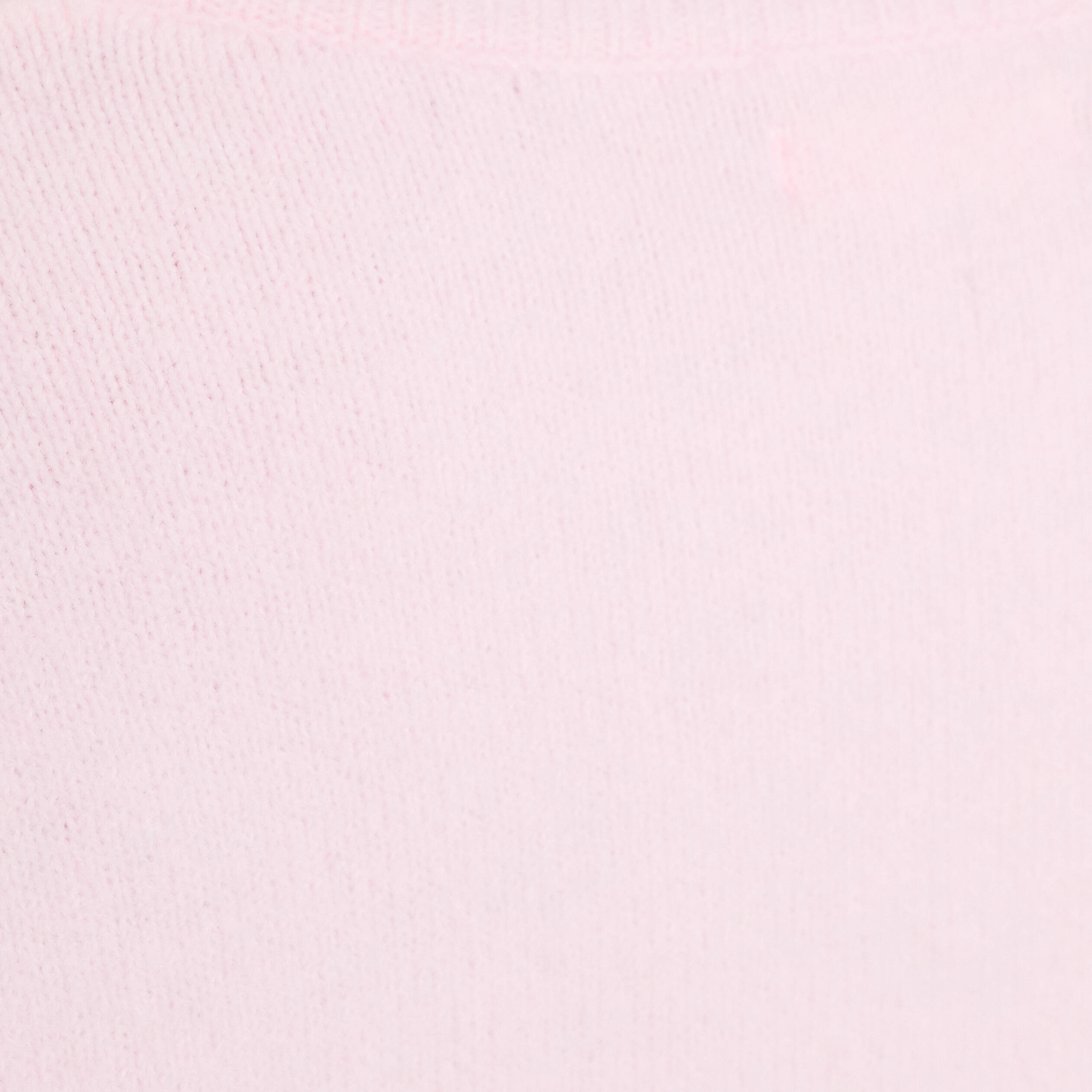 Gilet court nou&eacute; rose clair femme