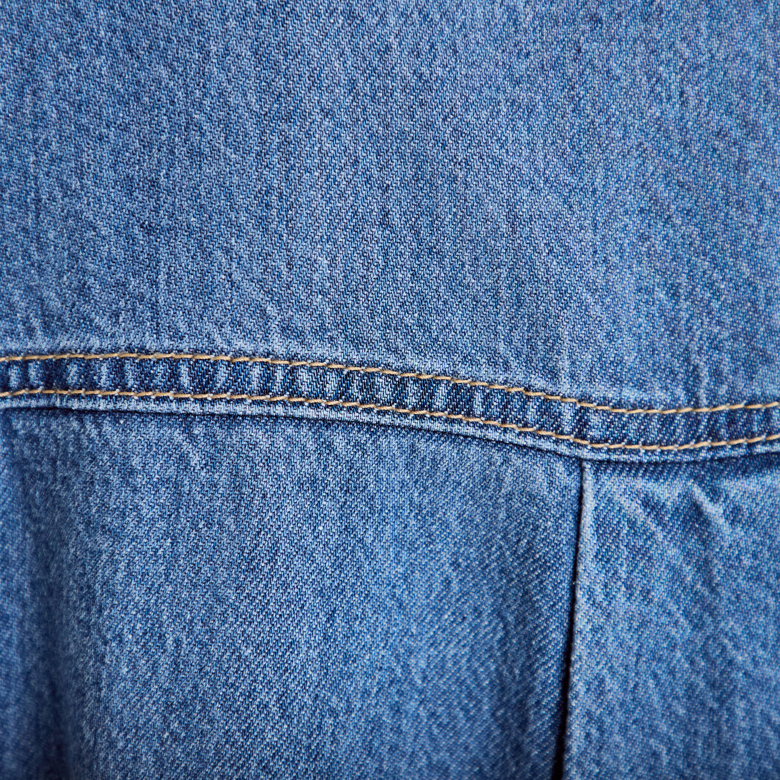 Vareuse jean col classique manches 3/4 denim double stone femme