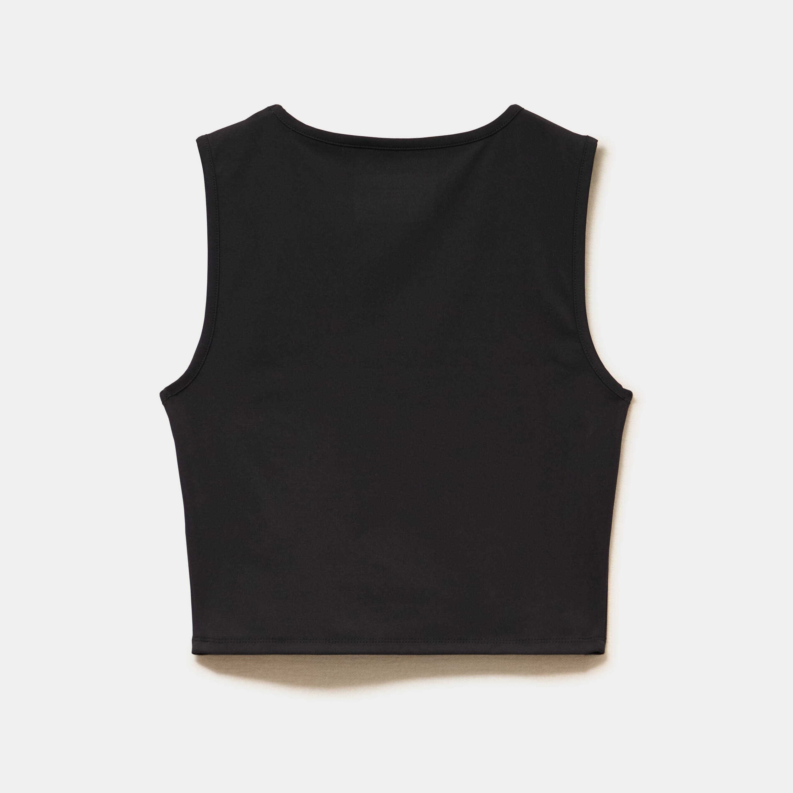 D&eacute;bardeur col rond noir femme